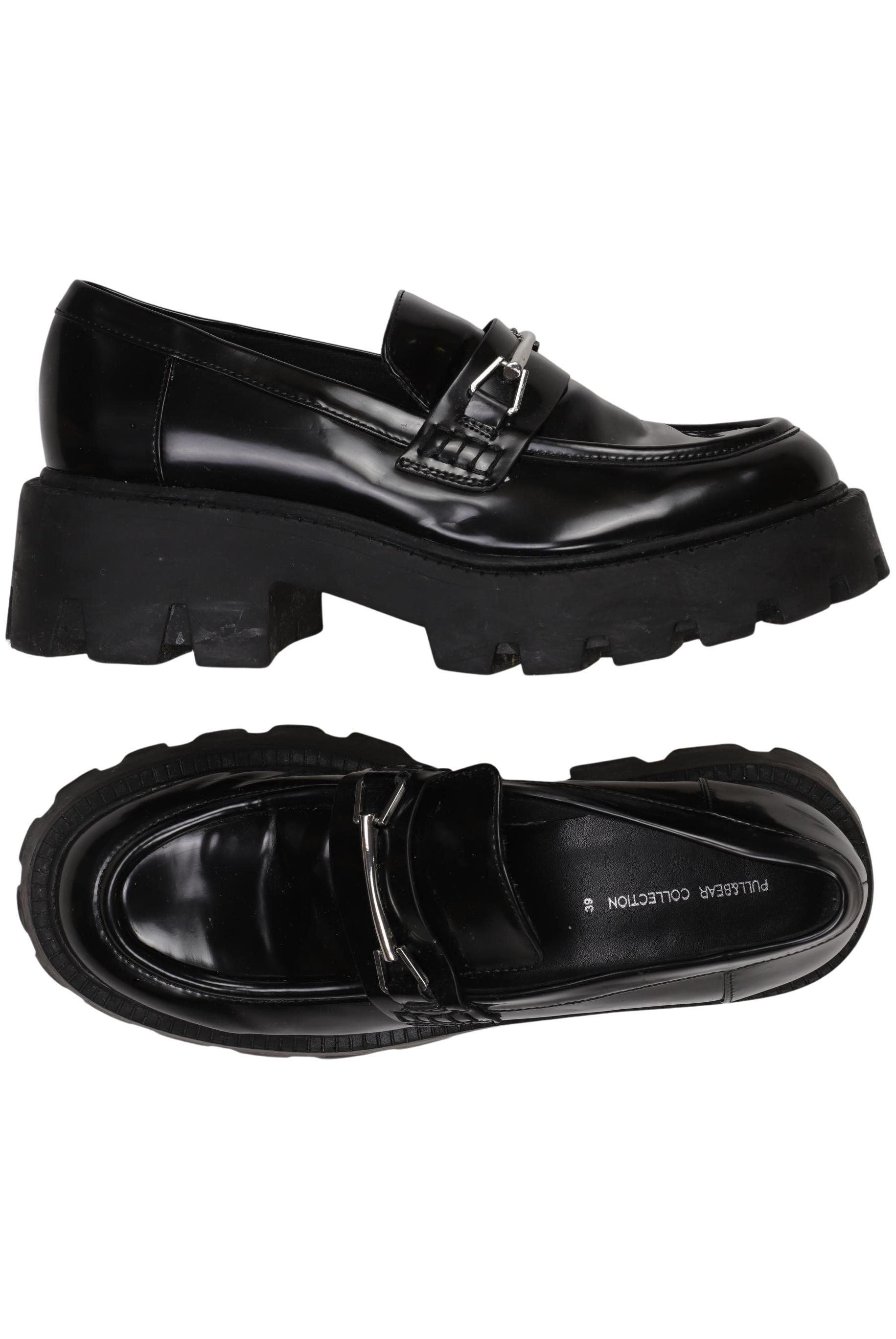 

Pull & Bear Damen Halbschuh, schwarz, Gr. 39