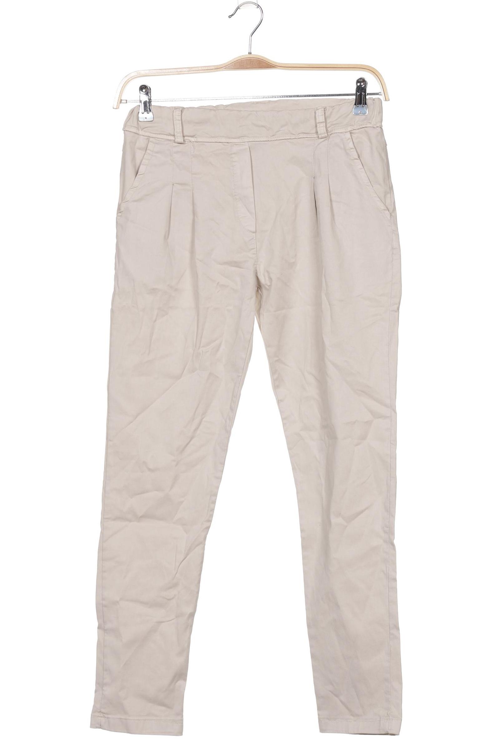 

Pull & Bear Damen Stoffhose, cremeweiß, Gr. 0