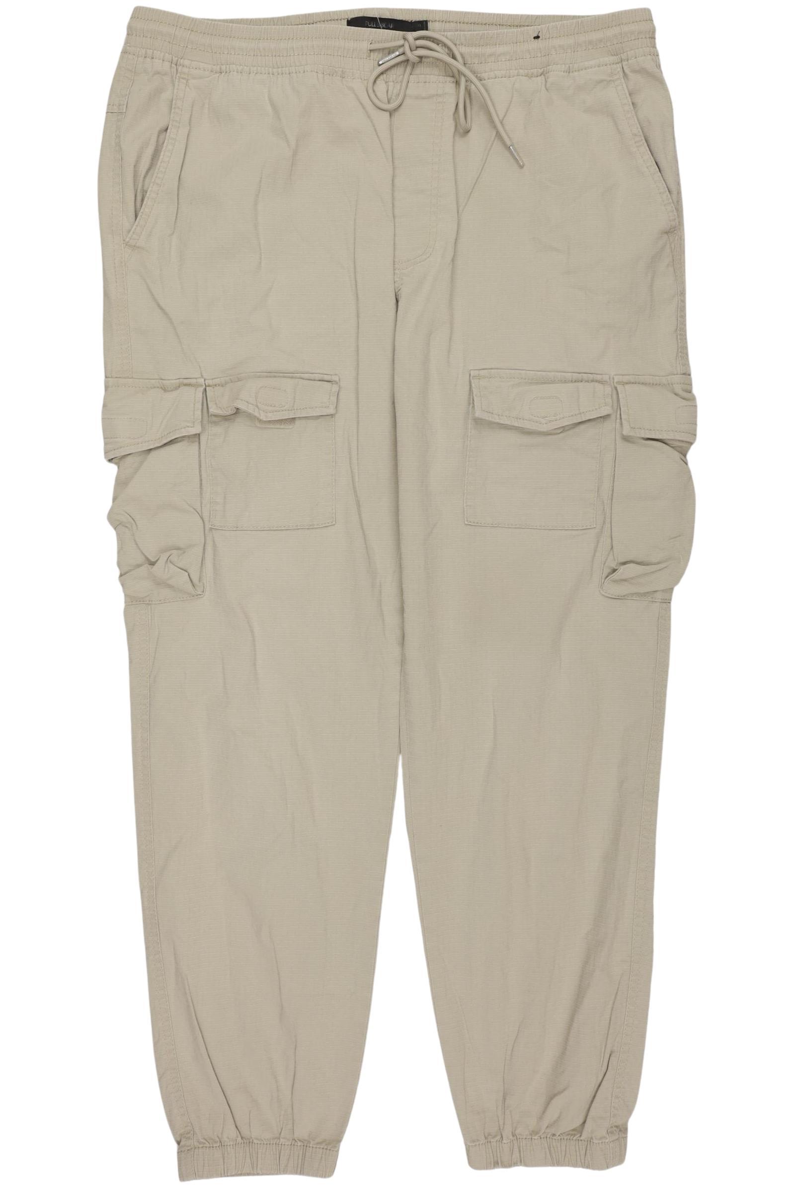 

Pull & Bear Herren Stoffhose, beige, Gr. 0