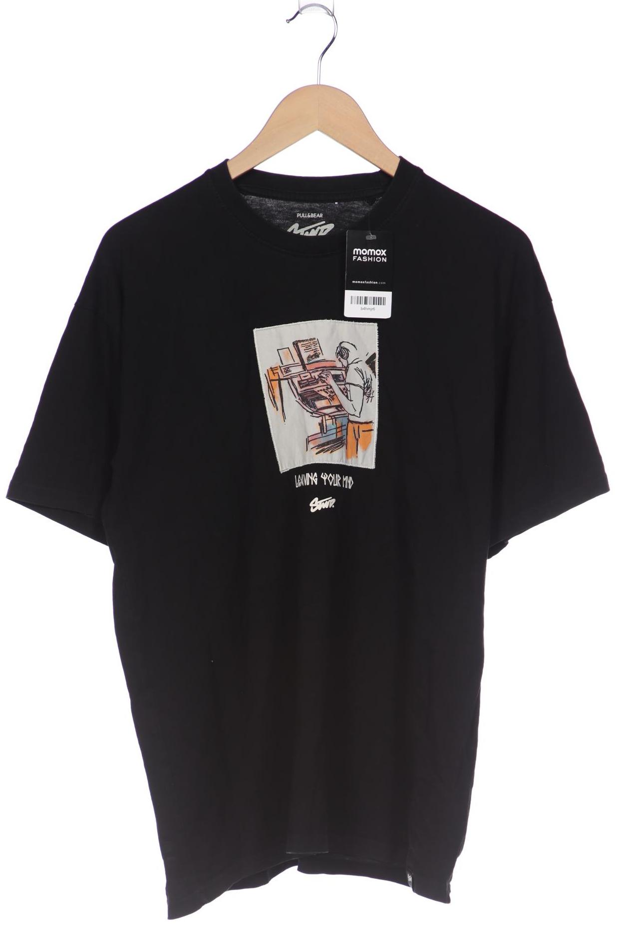 

Pull & Bear Herren T-Shirt, schwarz, Gr. 48