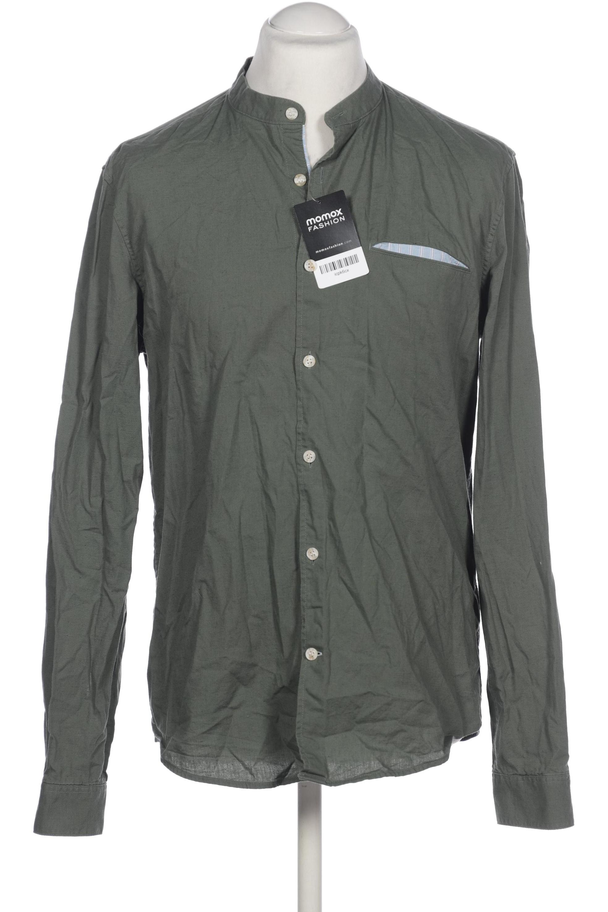 

Pull & Bear Herren Hemd, grün, Gr. 52