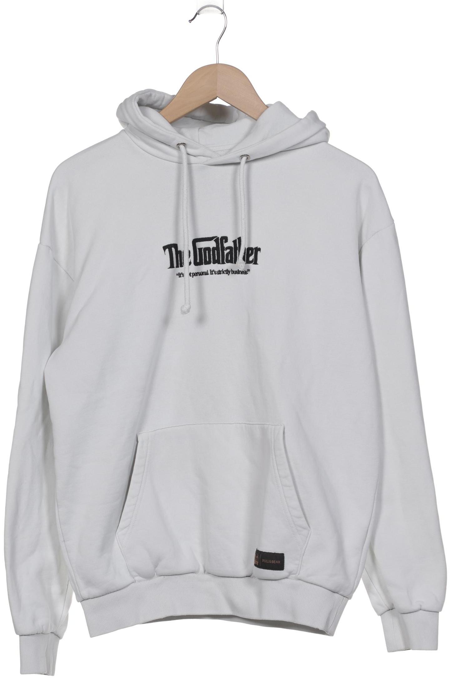 

Pull & Bear Herren Kapuzenpullover, weiß, Gr. 48