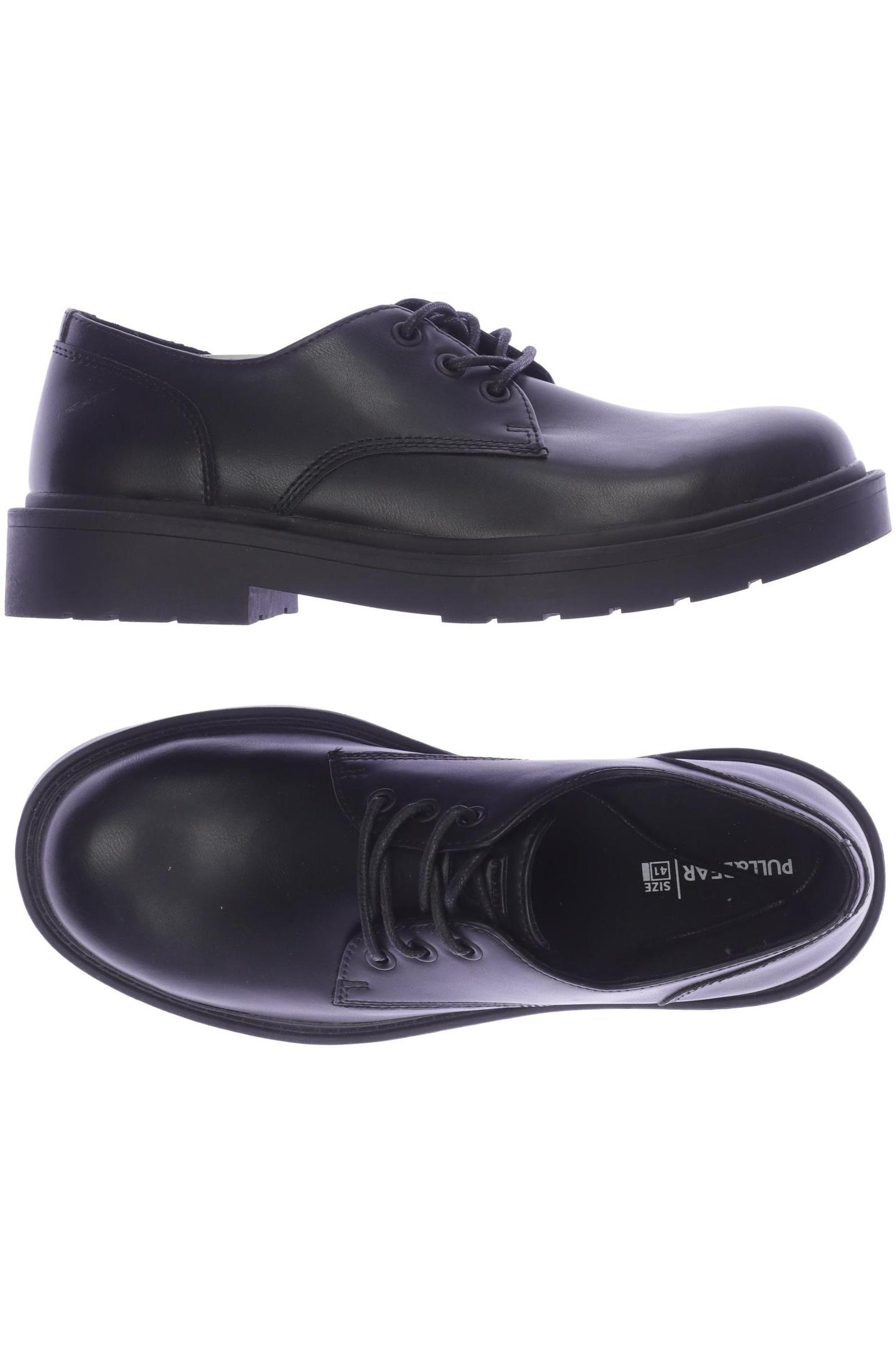 

Pull & Bear Herren Halbschuh, schwarz, Gr. 41