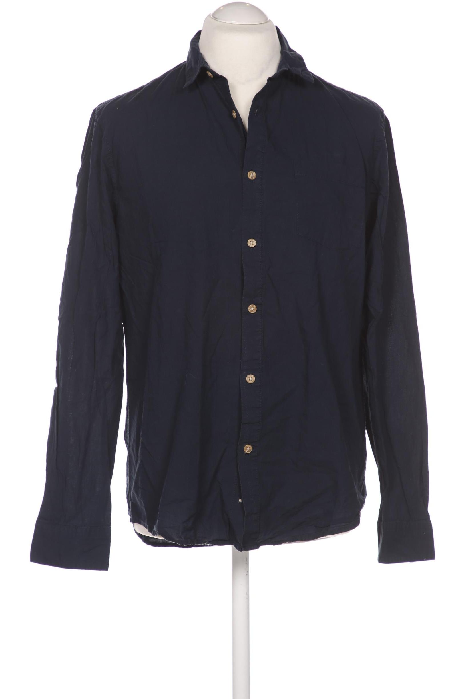 

Pull & Bear Herren Hemd, marineblau, Gr. 52