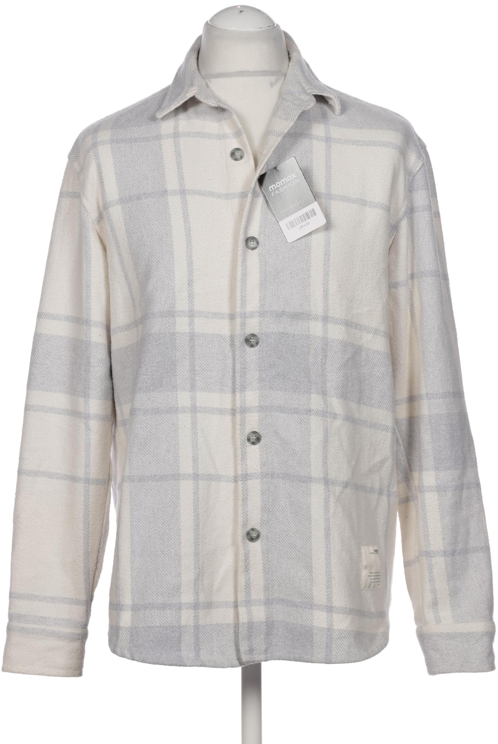 

Pull & Bear Herren Hemd, weiß, Gr. 48