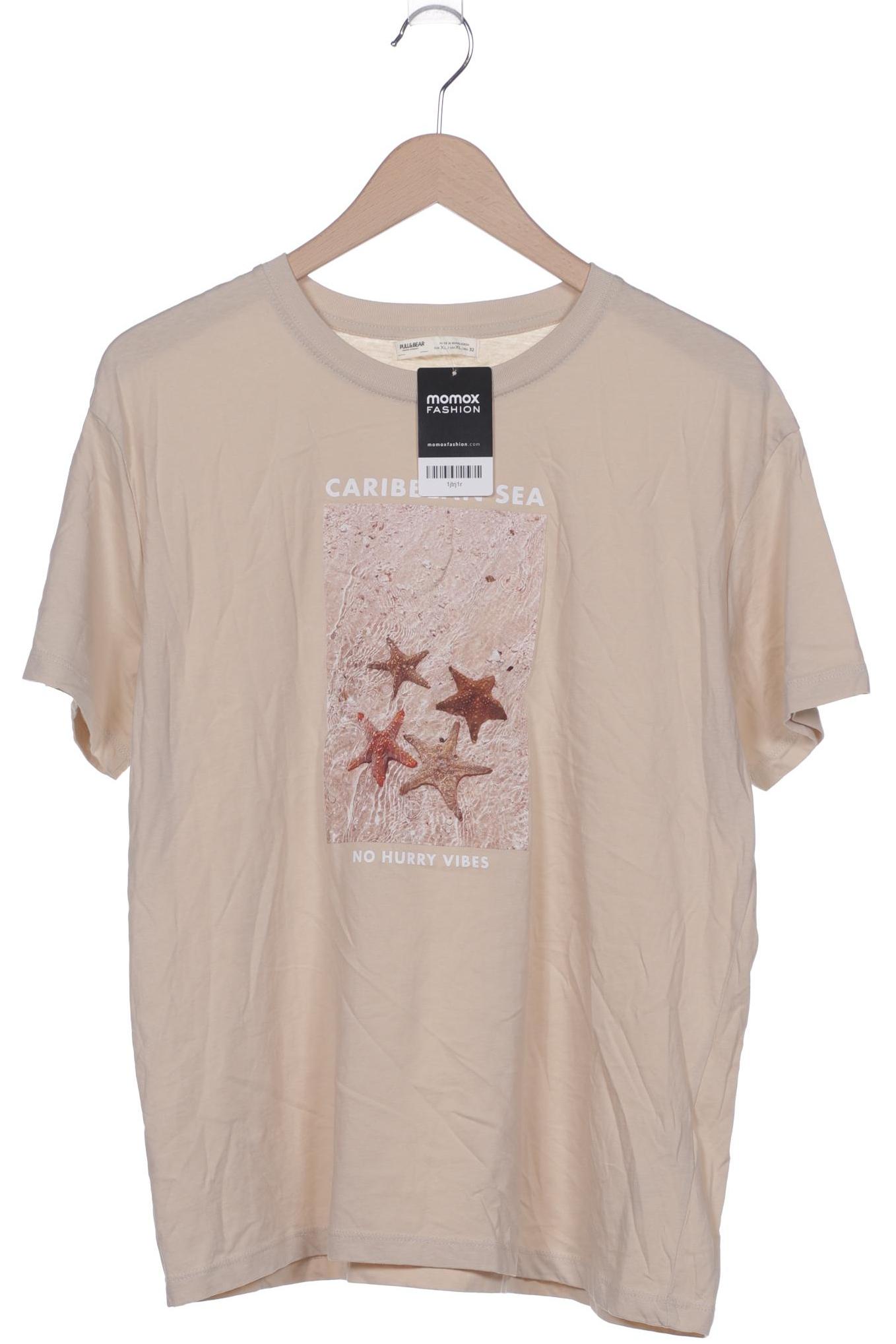 

Pull & Bear Herren T-Shirt, beige, Gr. 54