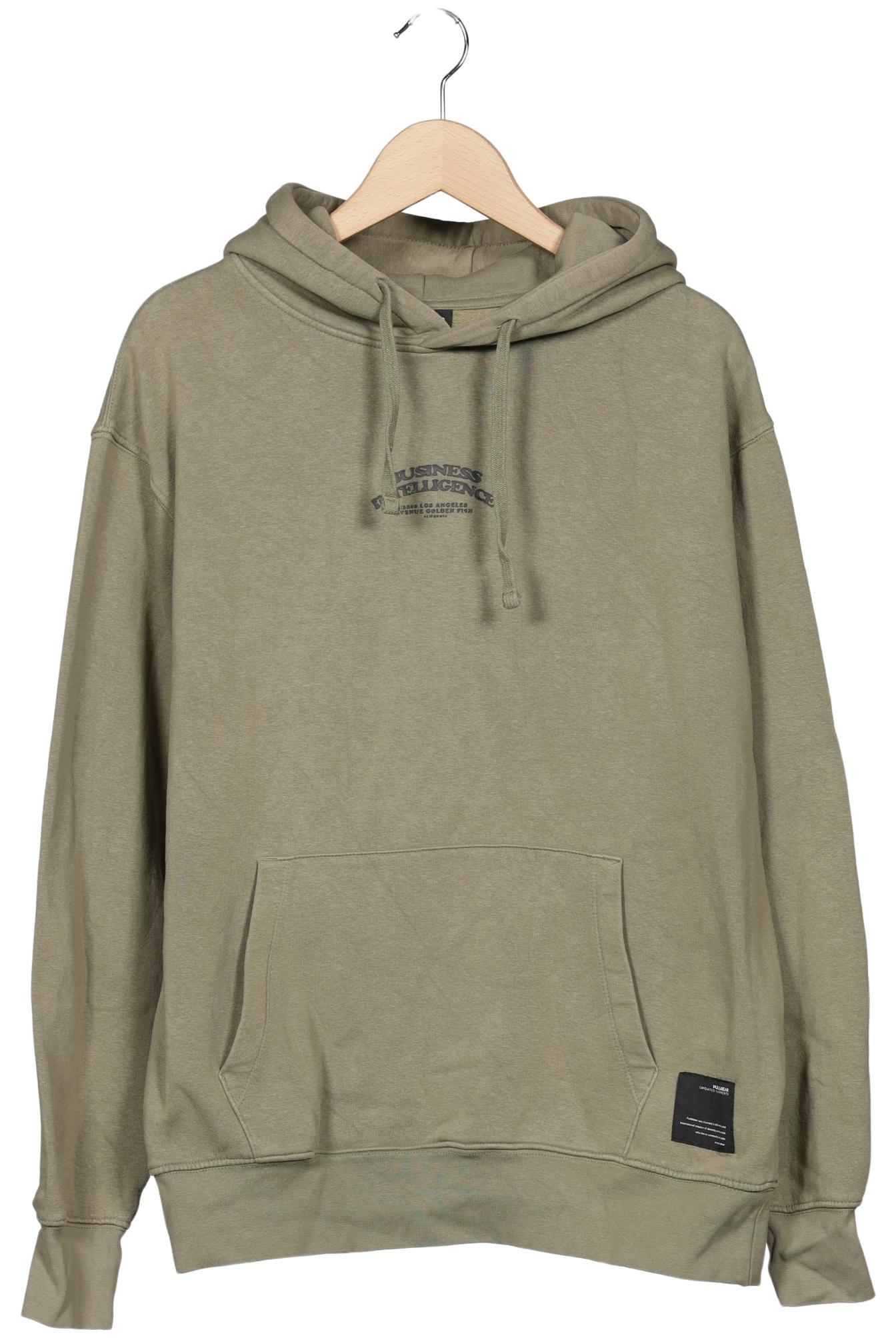 

Pull & Bear Herren Kapuzenpullover, grün, Gr. 48