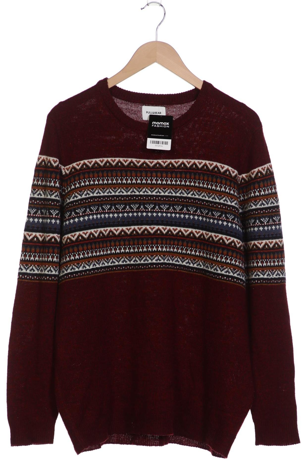 

Pull & Bear Herren Pullover, bordeaux, Gr. 54
