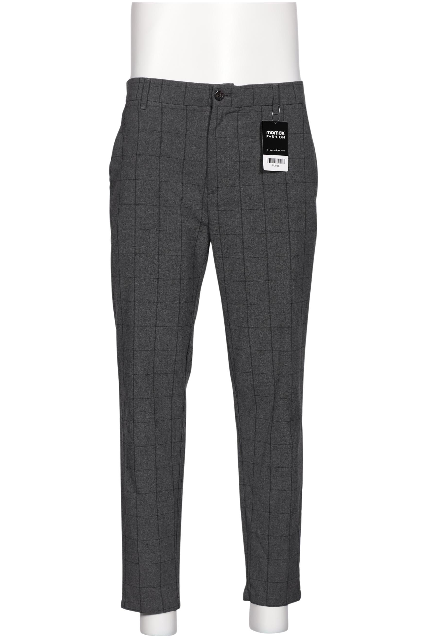 

Pull & Bear Herren Stoffhose, grau, Gr. 34