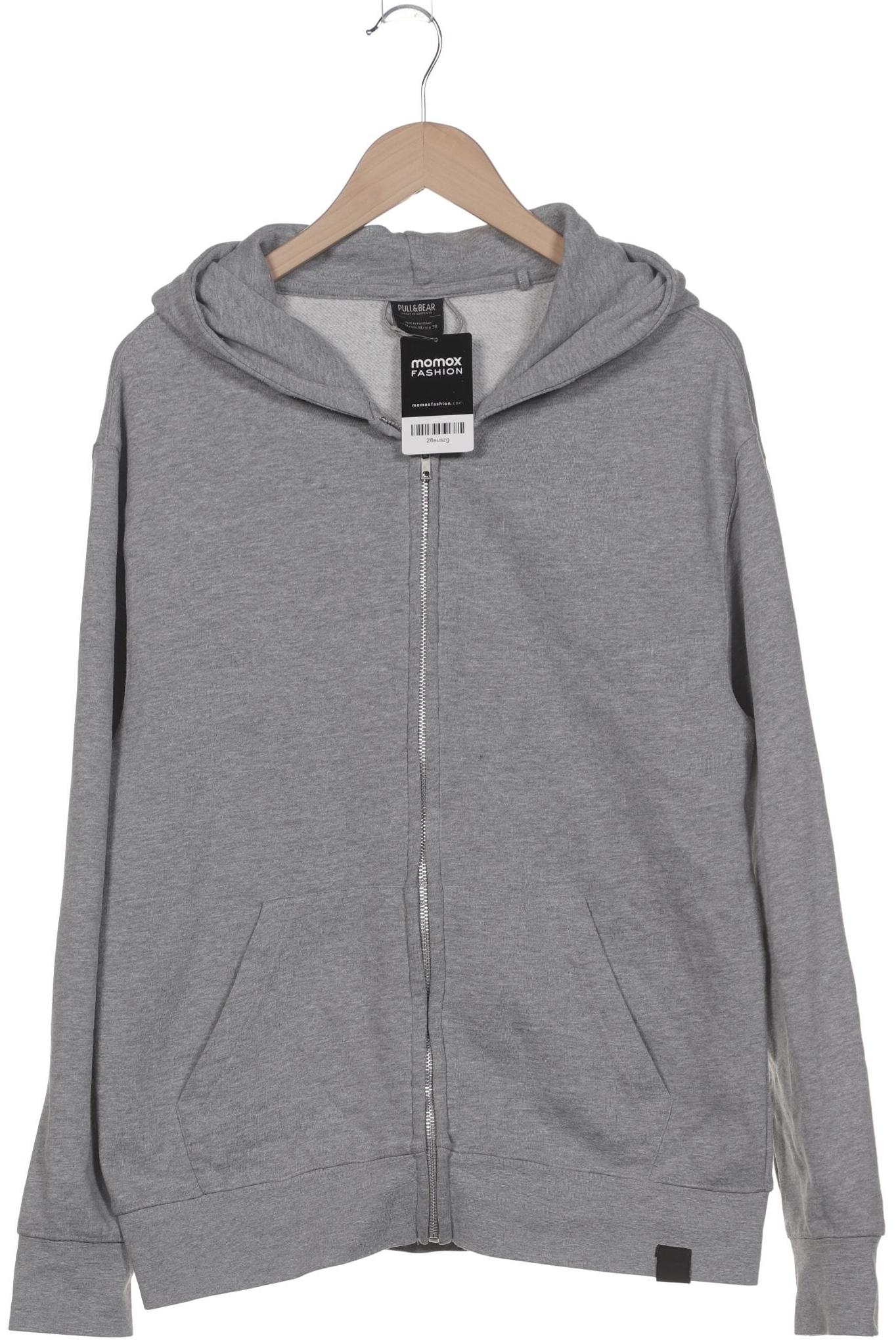 

Pull & Bear Herren Kapuzenpullover, grau, Gr. 48