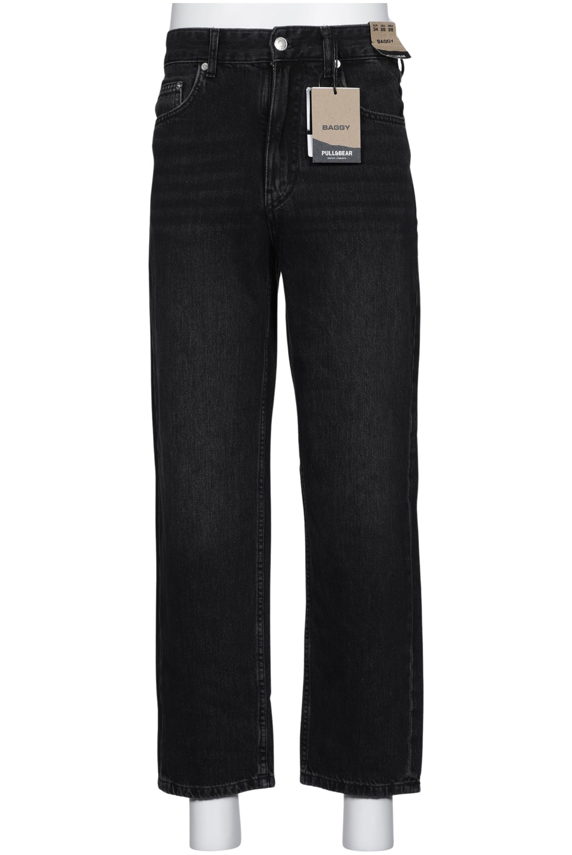 

Pull & Bear Herren Jeans, schwarz, Gr. 28