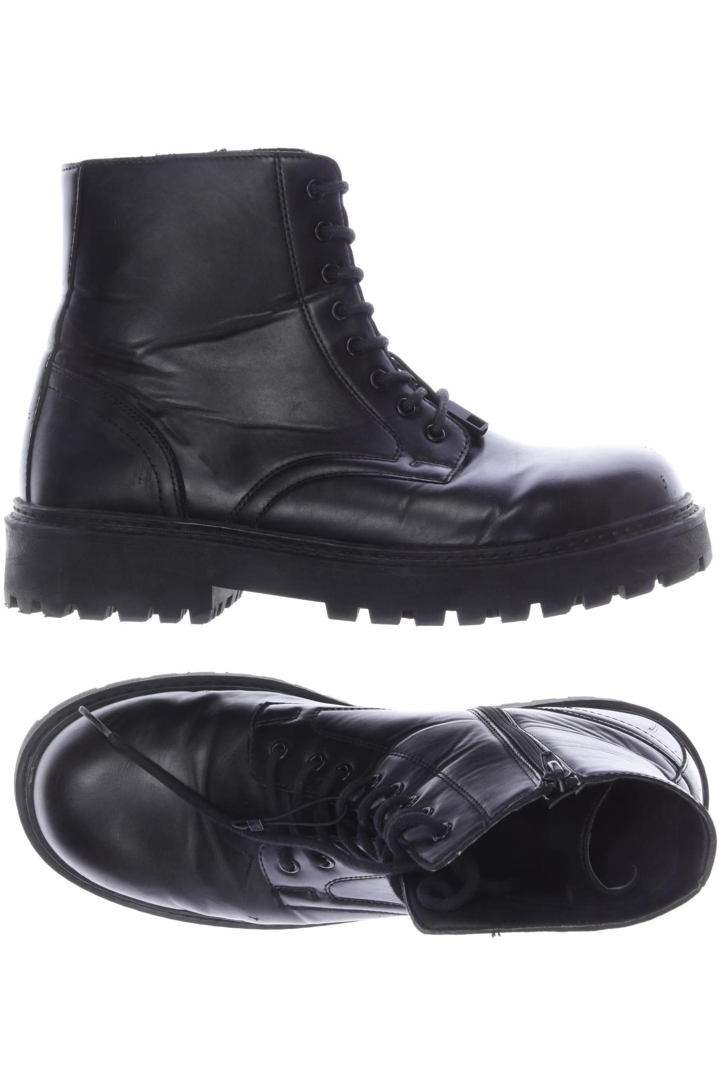 

Pull & Bear Herren Stiefel, schwarz, Gr. 45