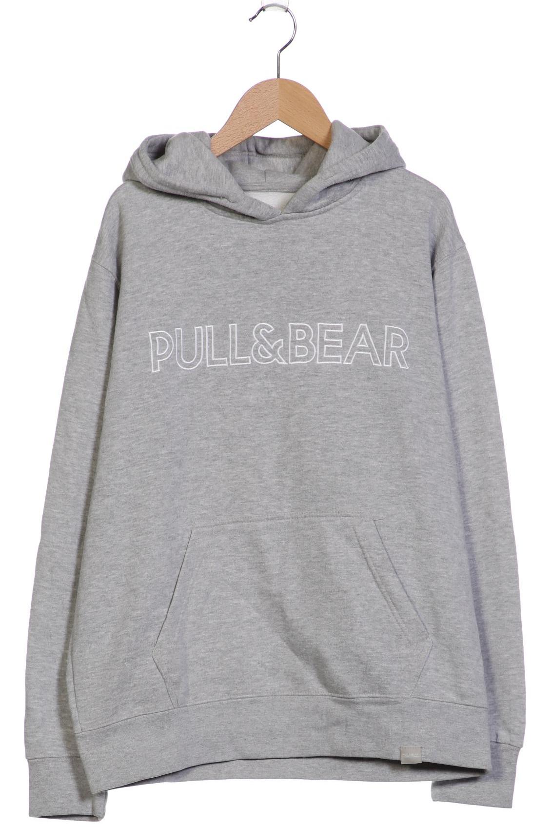 

Pull & Bear Herren Kapuzenpullover, grau, Gr. 46