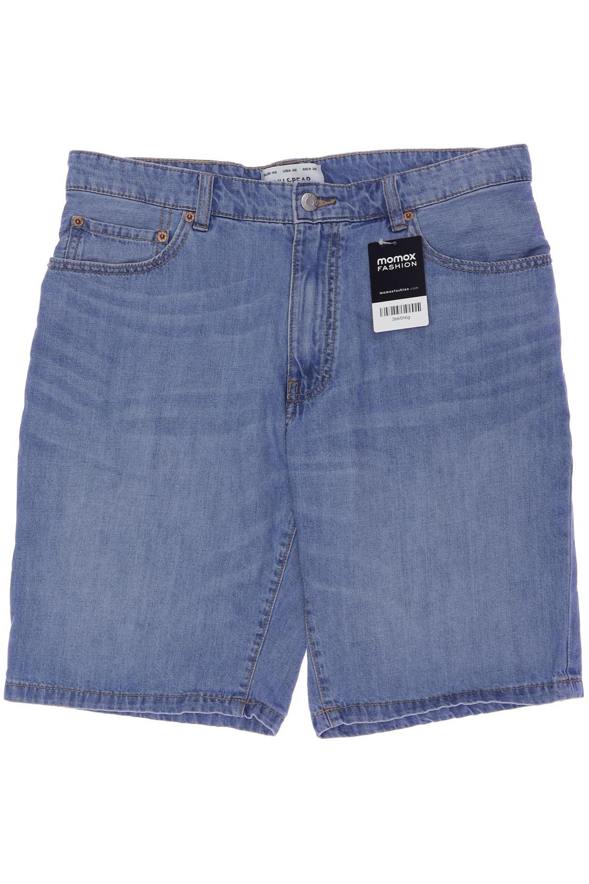 

Pull & Bear Herren Shorts, blau, Gr. 32