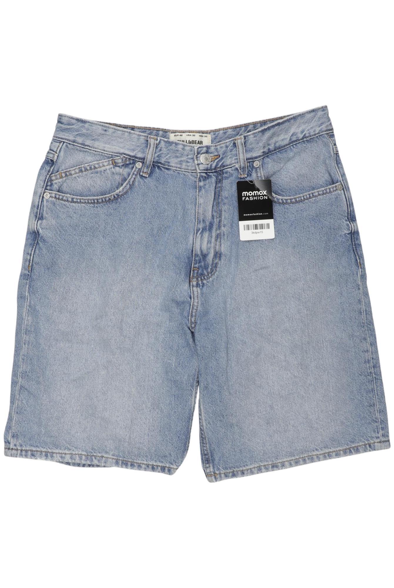 

Pull & Bear Herren Shorts, blau, Gr. 32