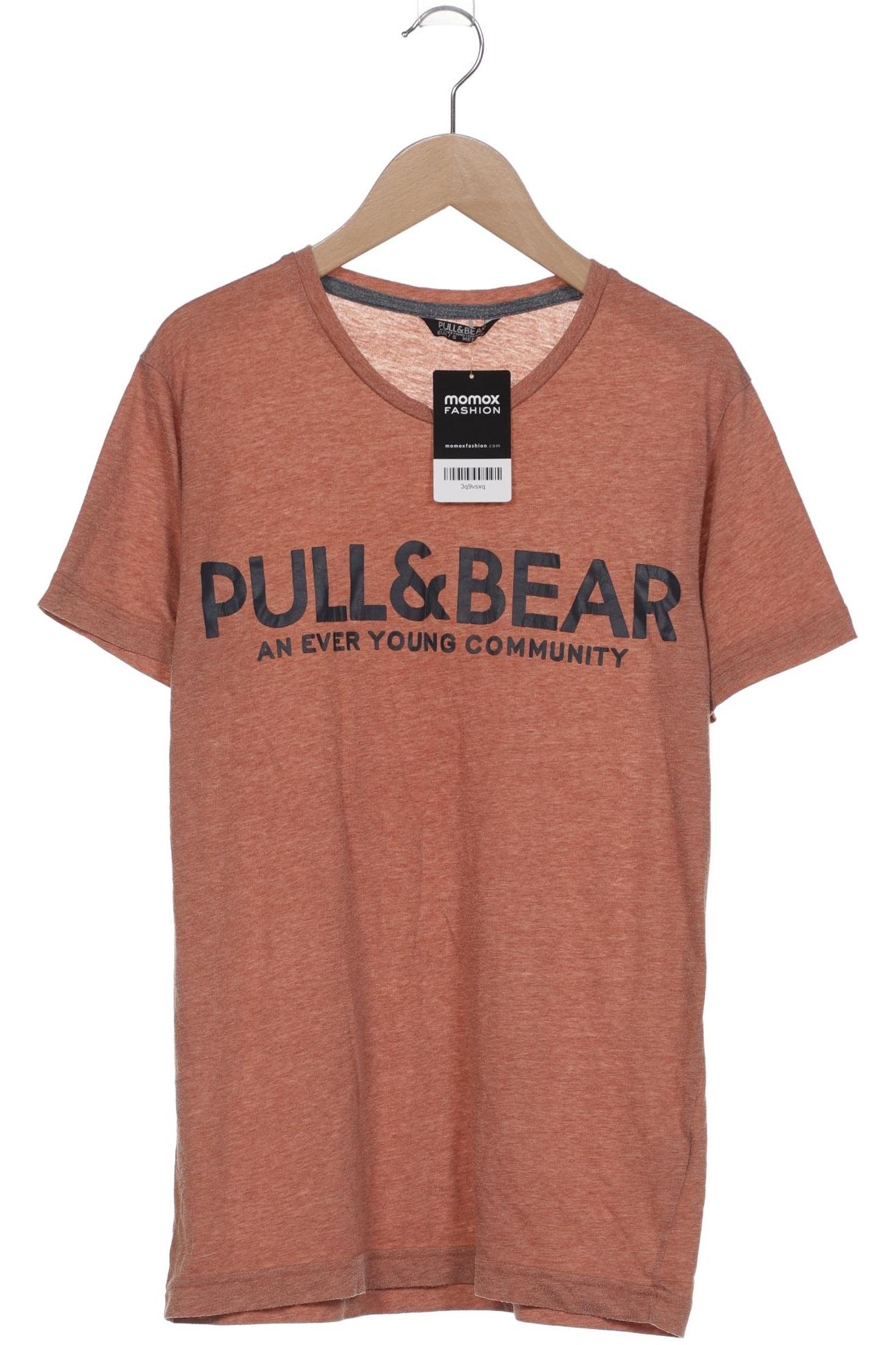 

Pull & Bear Herren T-Shirt, orange, Gr. 46