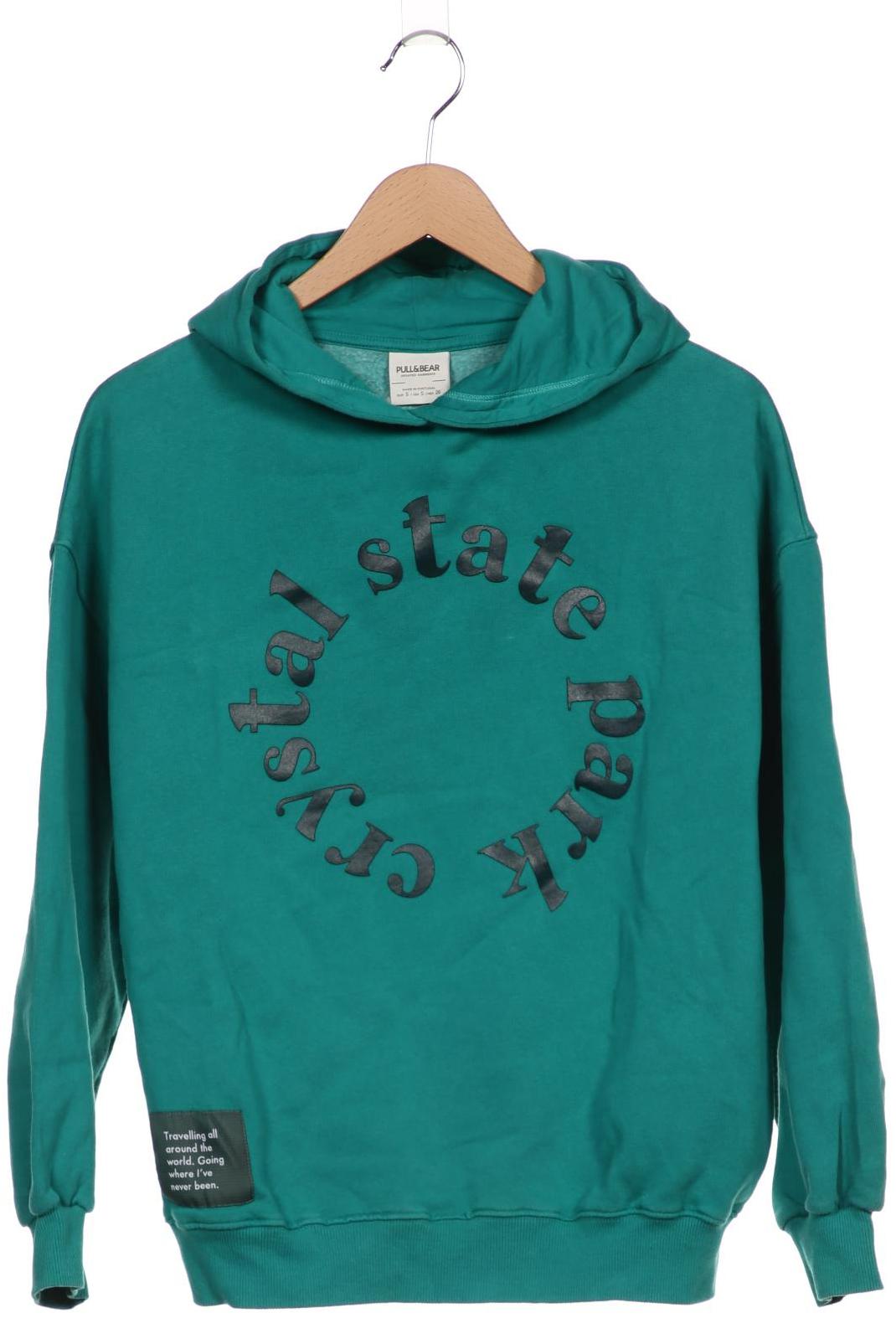 

Pull & Bear Herren Kapuzenpullover, türkis, Gr. 46