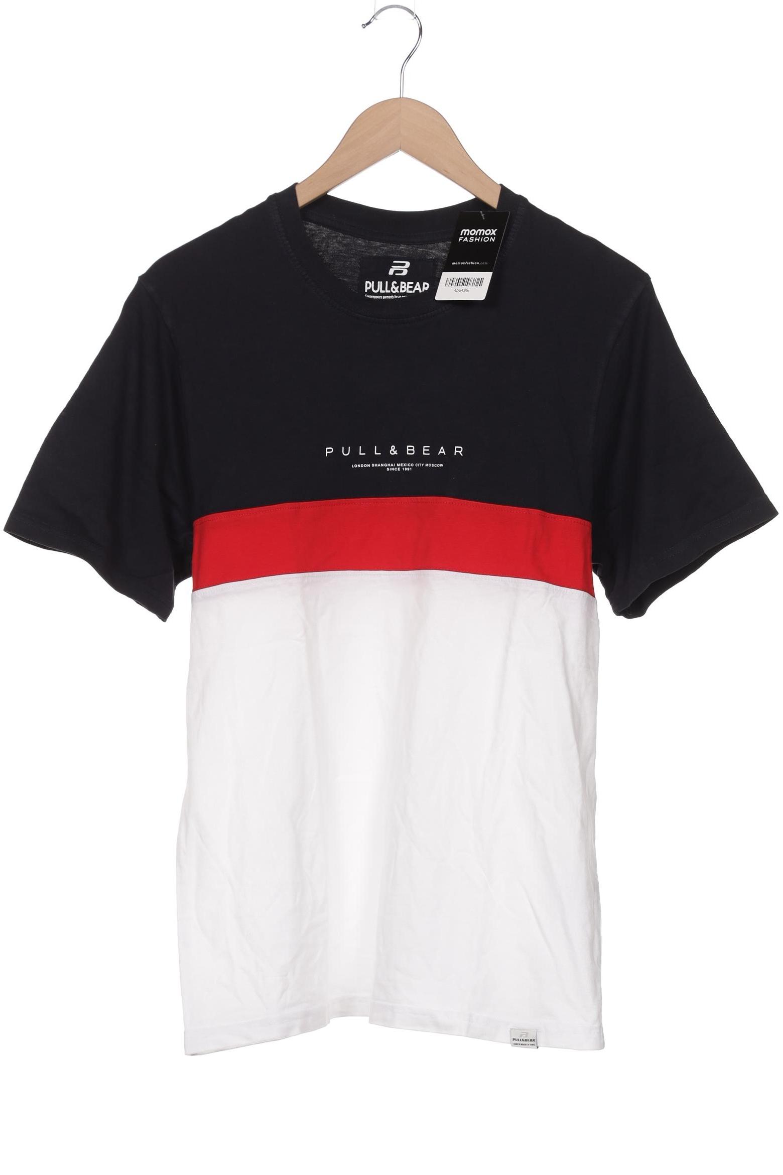 Thumbnail - Pull &amp; Bear Herren T-Shirt, marineblau, Gr. 48