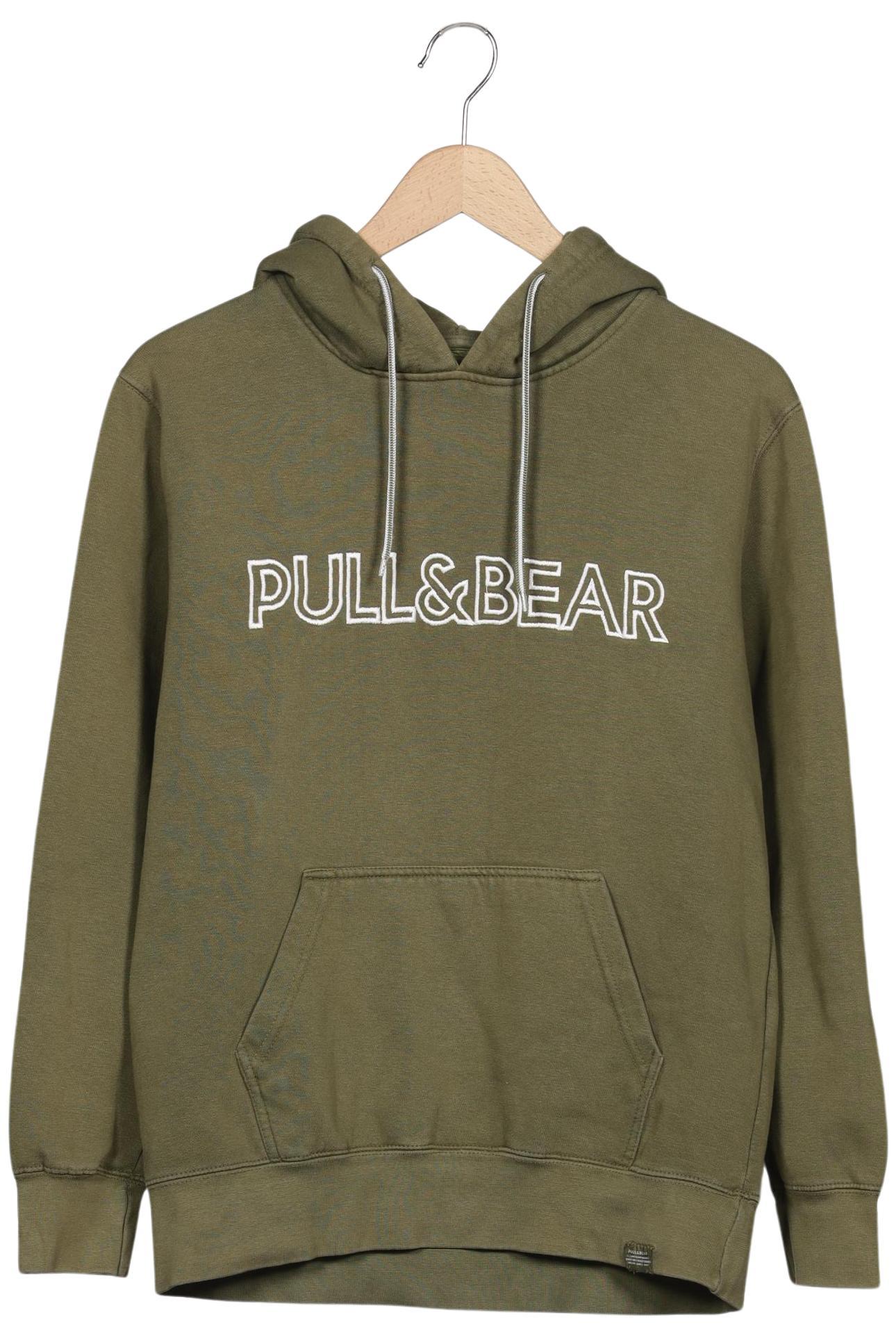 

Pull & Bear Herren Kapuzenpullover, grün, Gr. 46
