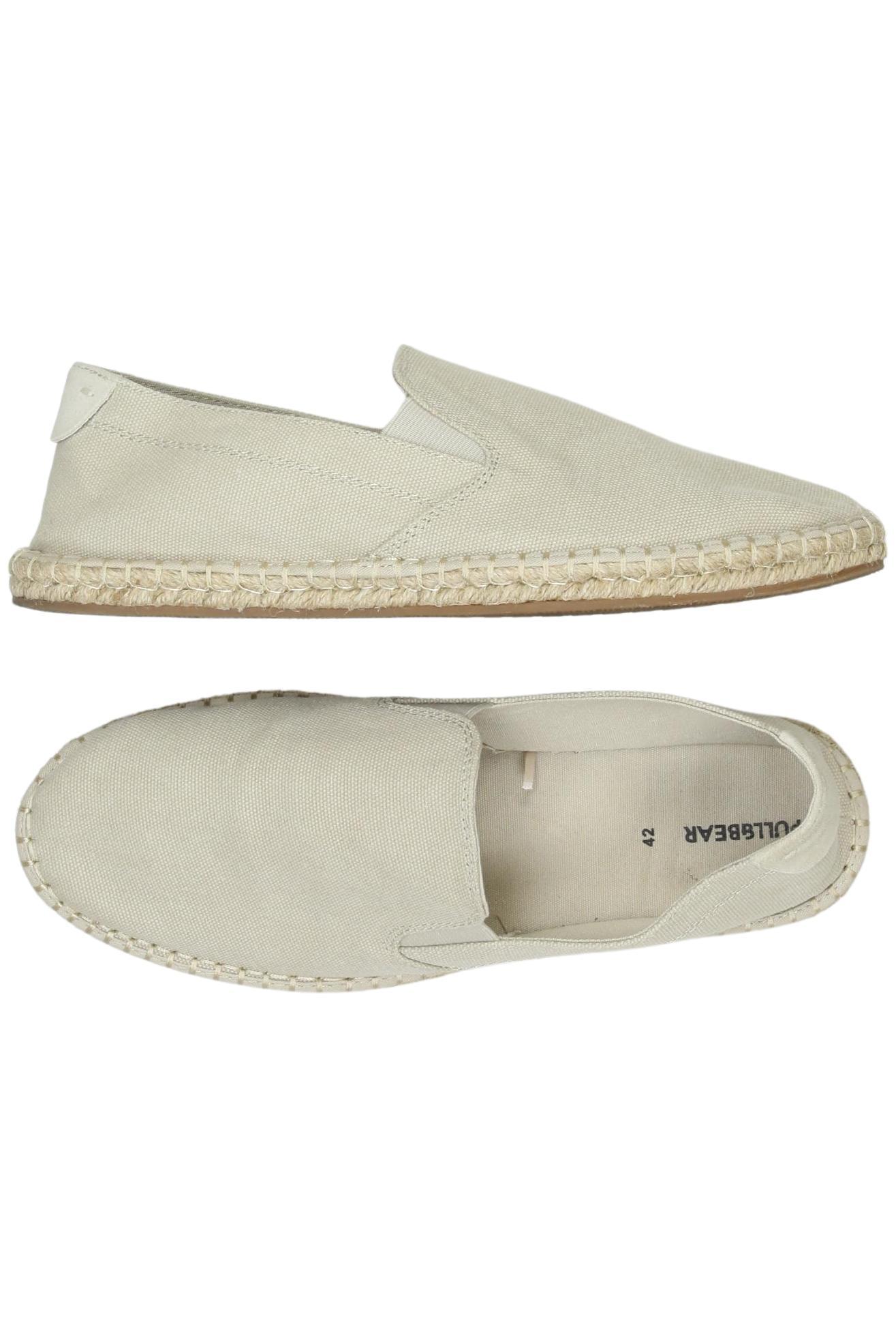 Thumbnail - Pull &amp; Bear Herren Halbschuh, cremeweiß, Gr. 42