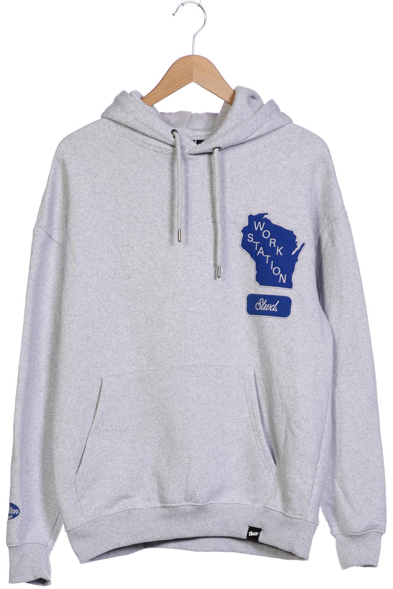 

Pull & Bear Herren Kapuzenpullover, grau, Gr. 48