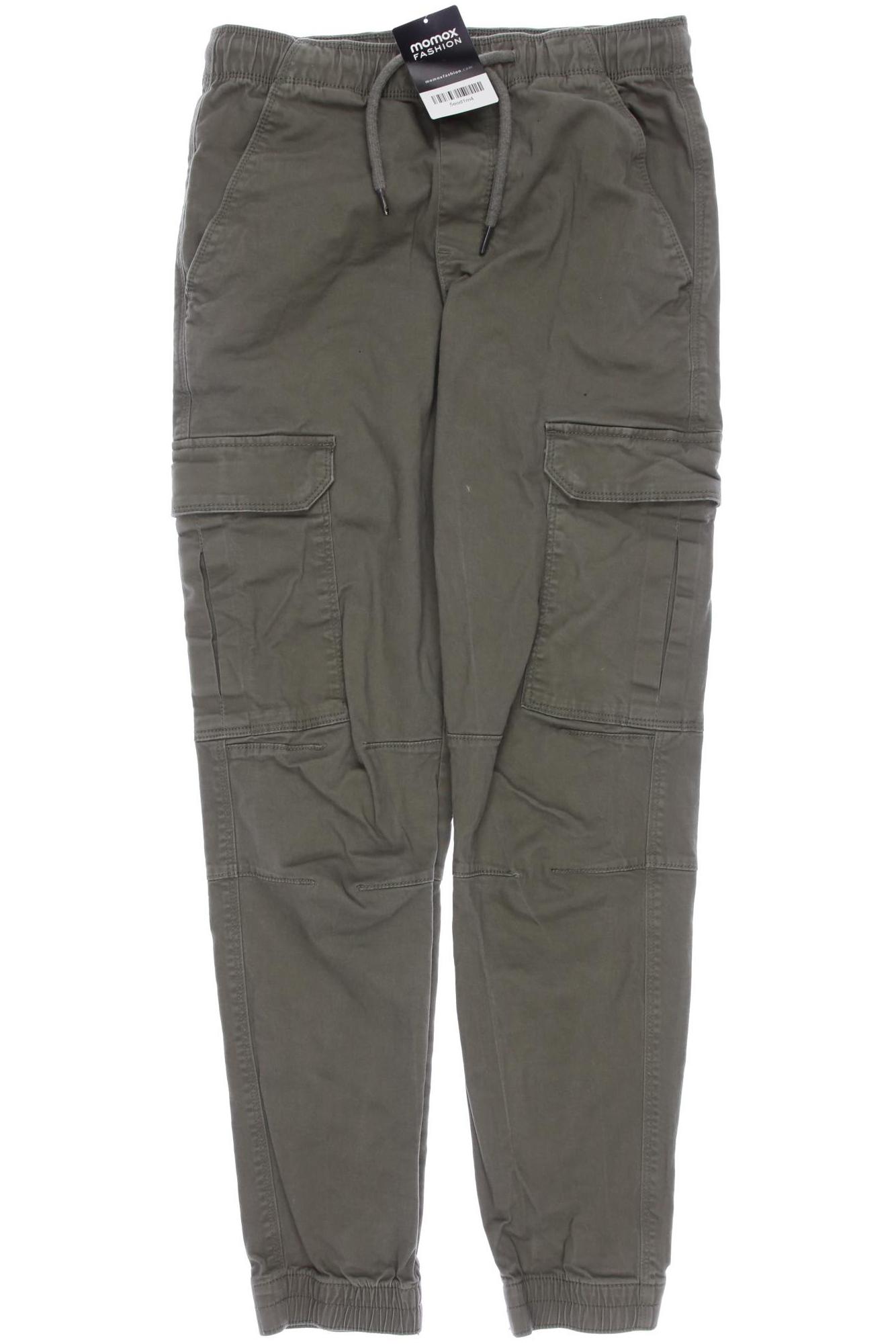 

Pull & Bear Herren Stoffhose, grün, Gr. 0
