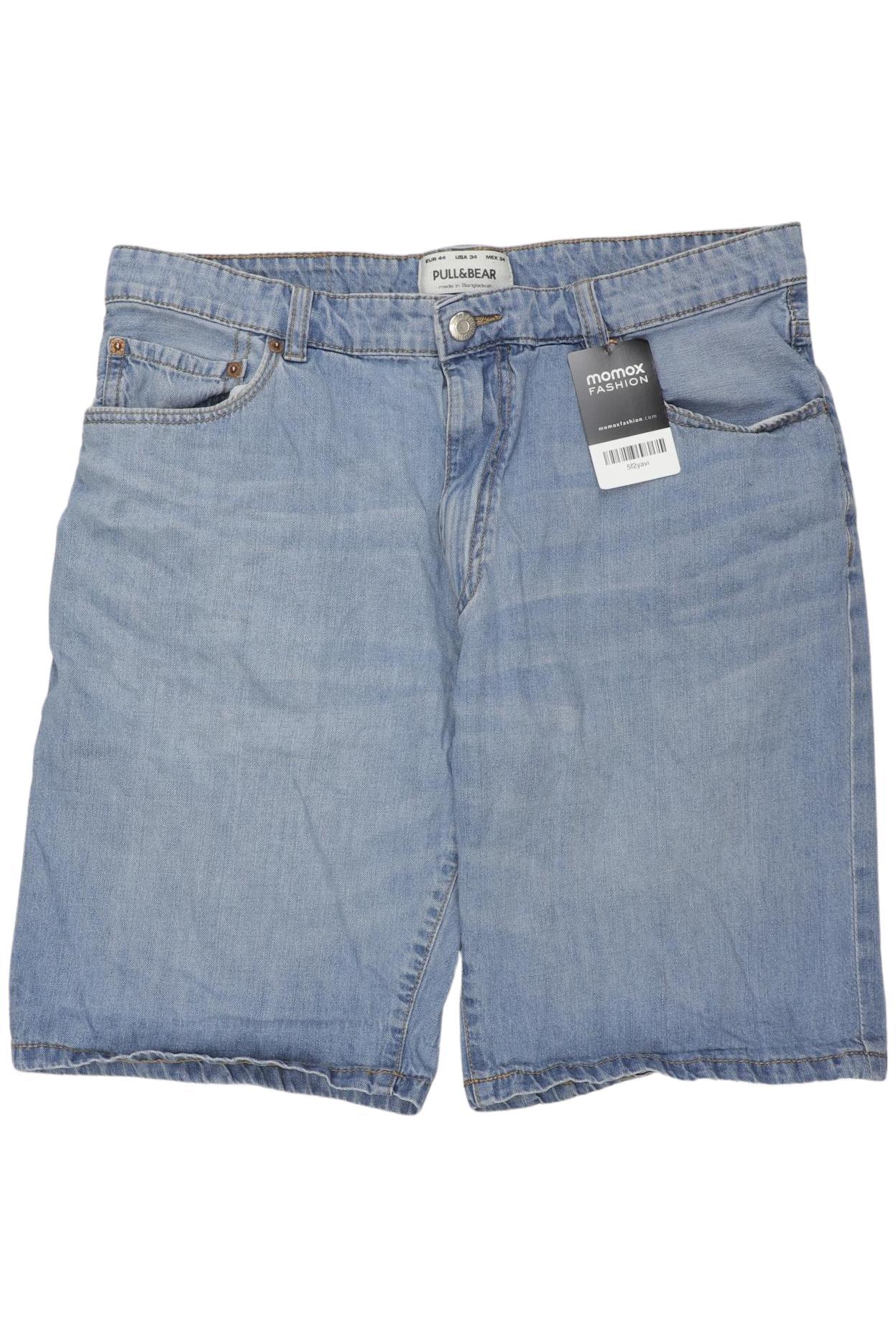 

Pull & Bear Herren Shorts, blau, Gr. 34