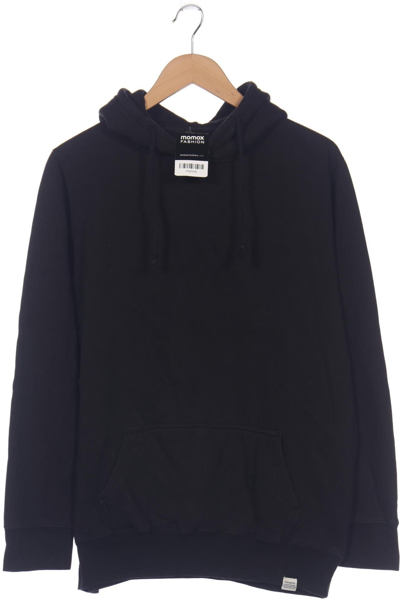 

Pull & Bear Herren Kapuzenpullover, schwarz, Gr. 54