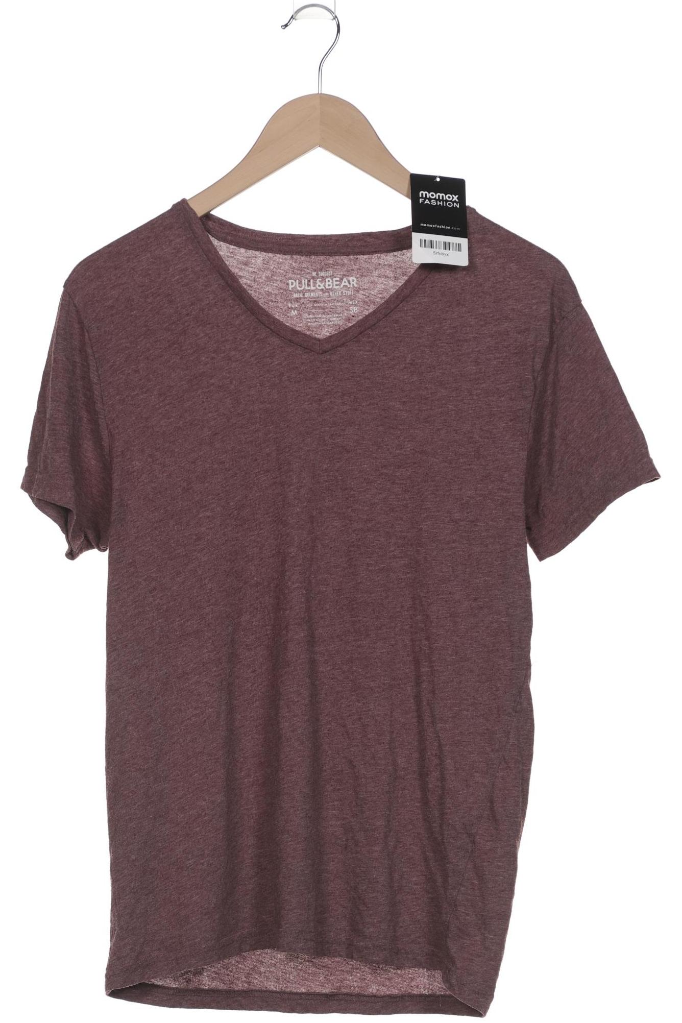 

Pull & Bear Herren T-Shirt, bordeaux, Gr. 48