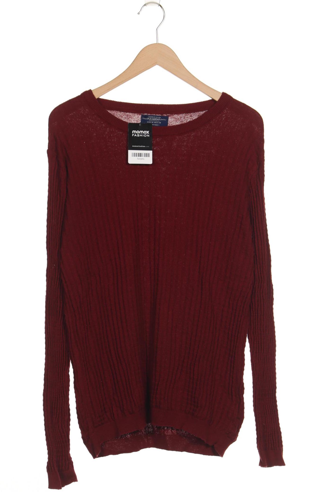 

Pull & Bear Herren Pullover, bordeaux, Gr. 48
