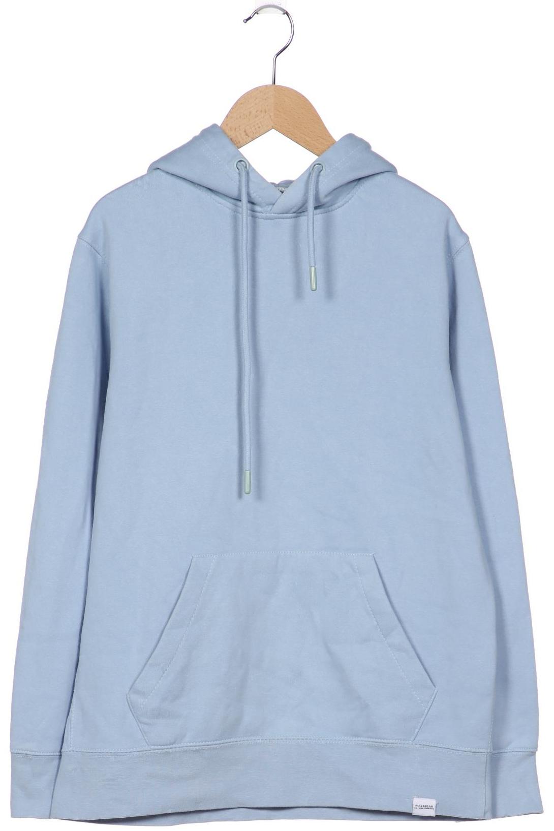 Thumbnail - Pull &amp; Bear Herren Kapuzenpullover, hellblau, Gr. 44