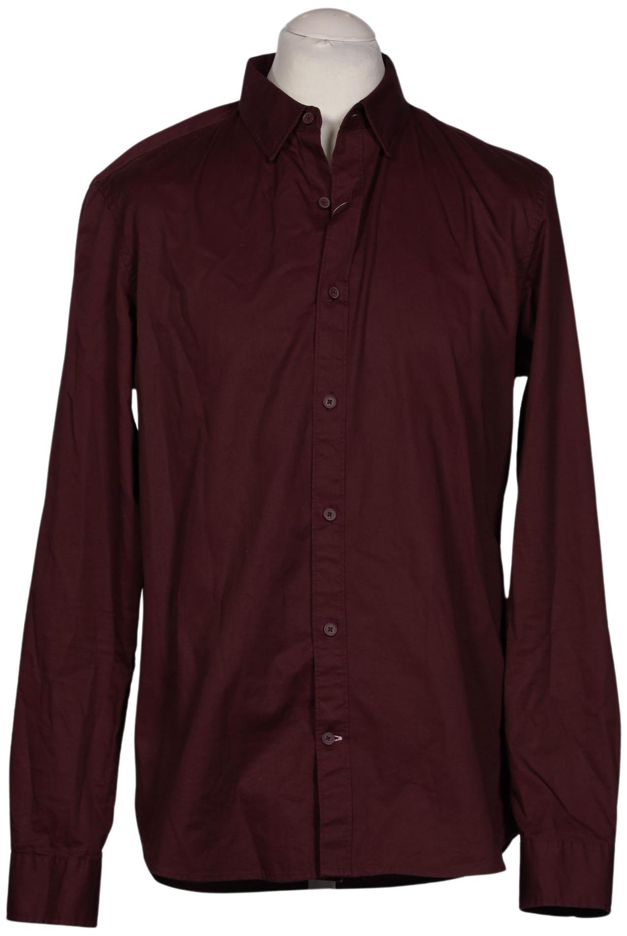 Thumbnail - Pull &amp; Bear Herren Hemd, bordeaux, Gr. 52