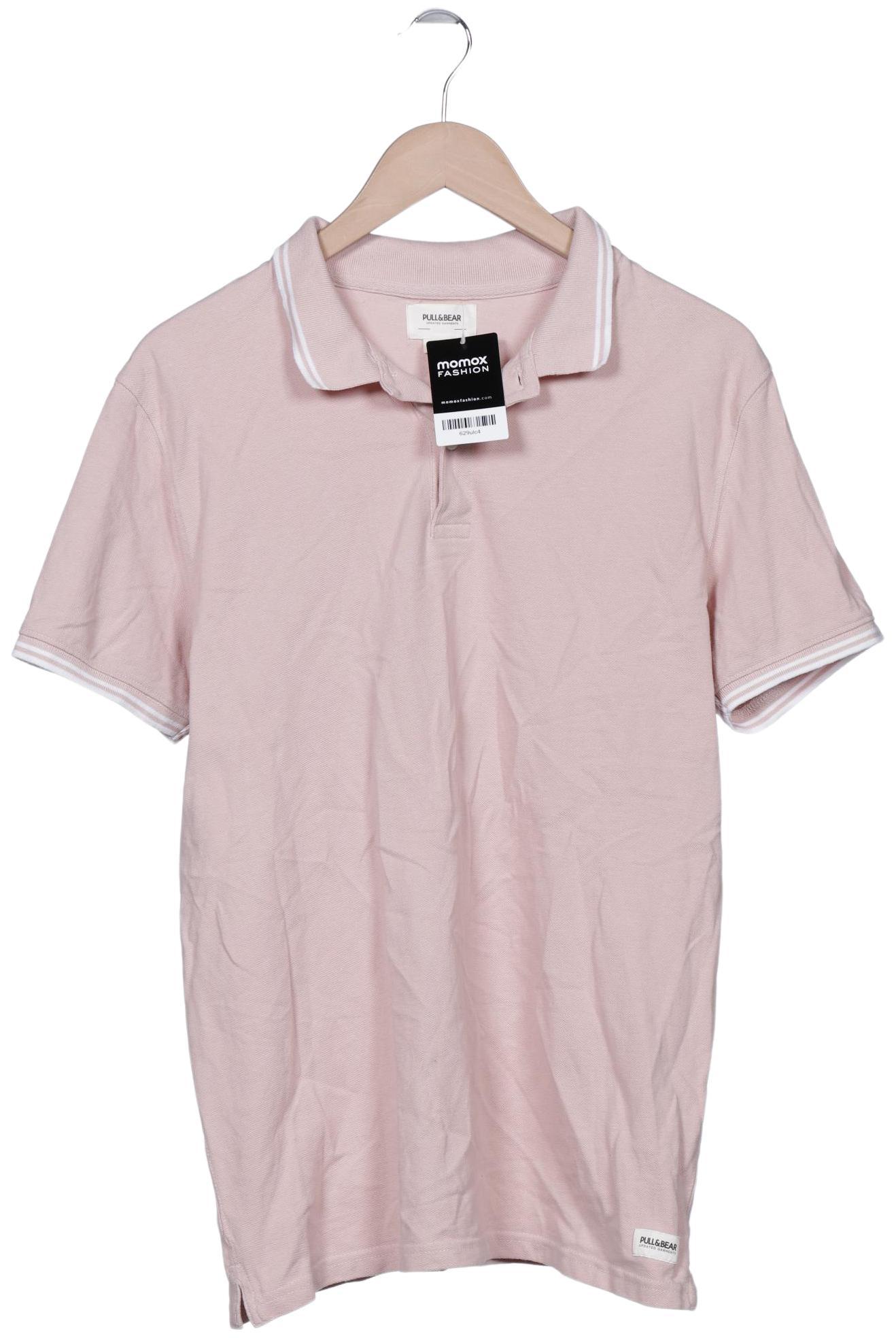 

Pull & Bear Herren Poloshirt, pink, Gr. 52