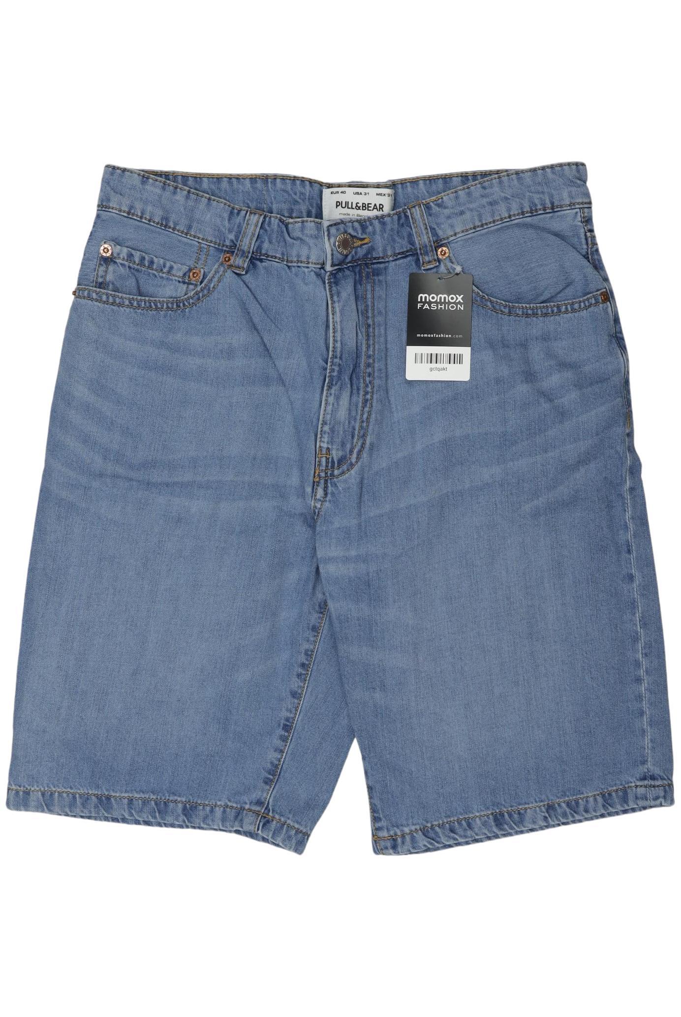 

Pull & Bear Herren Shorts, blau, Gr. 40