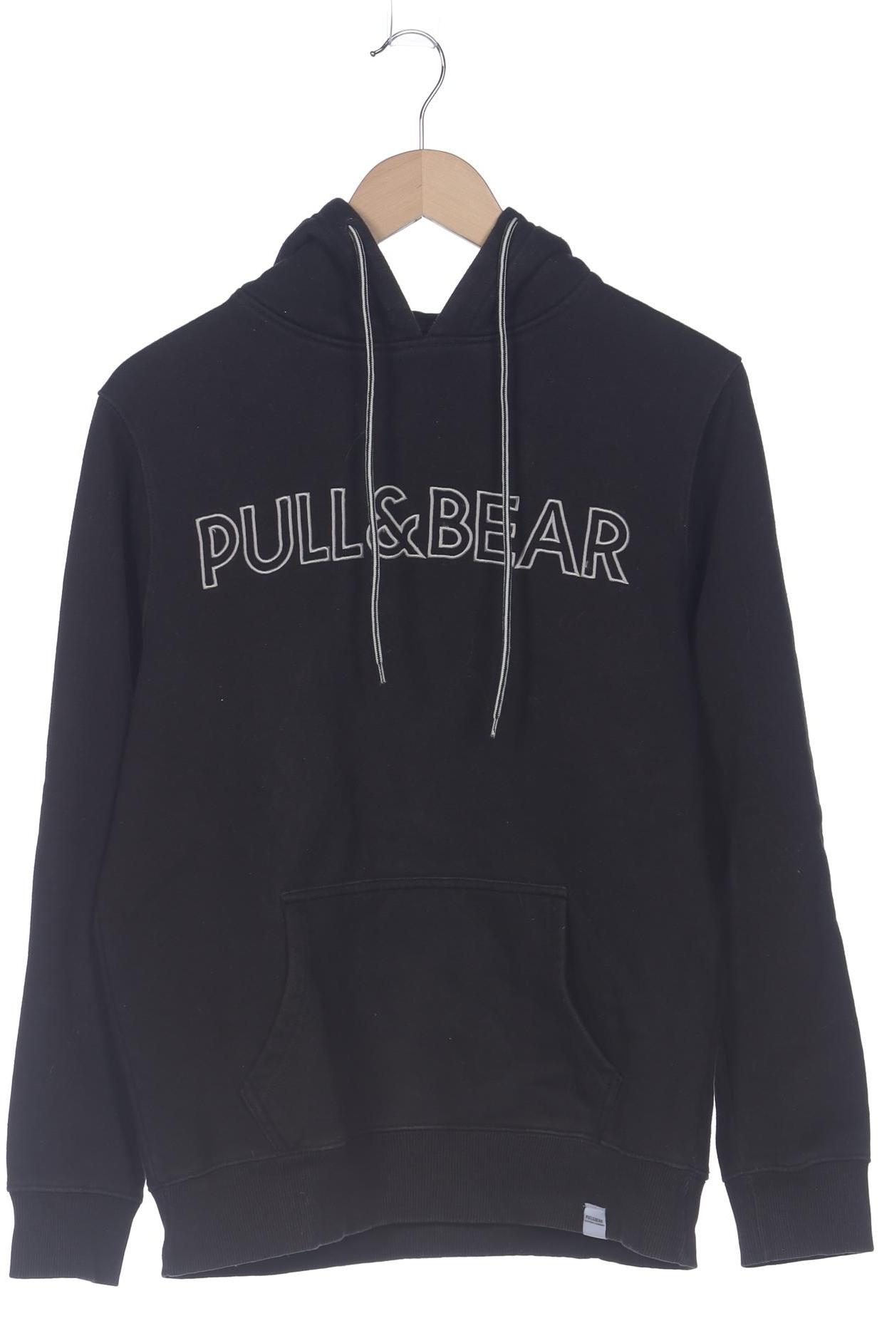 

Pull & Bear Herren Kapuzenpullover, schwarz, Gr. 46