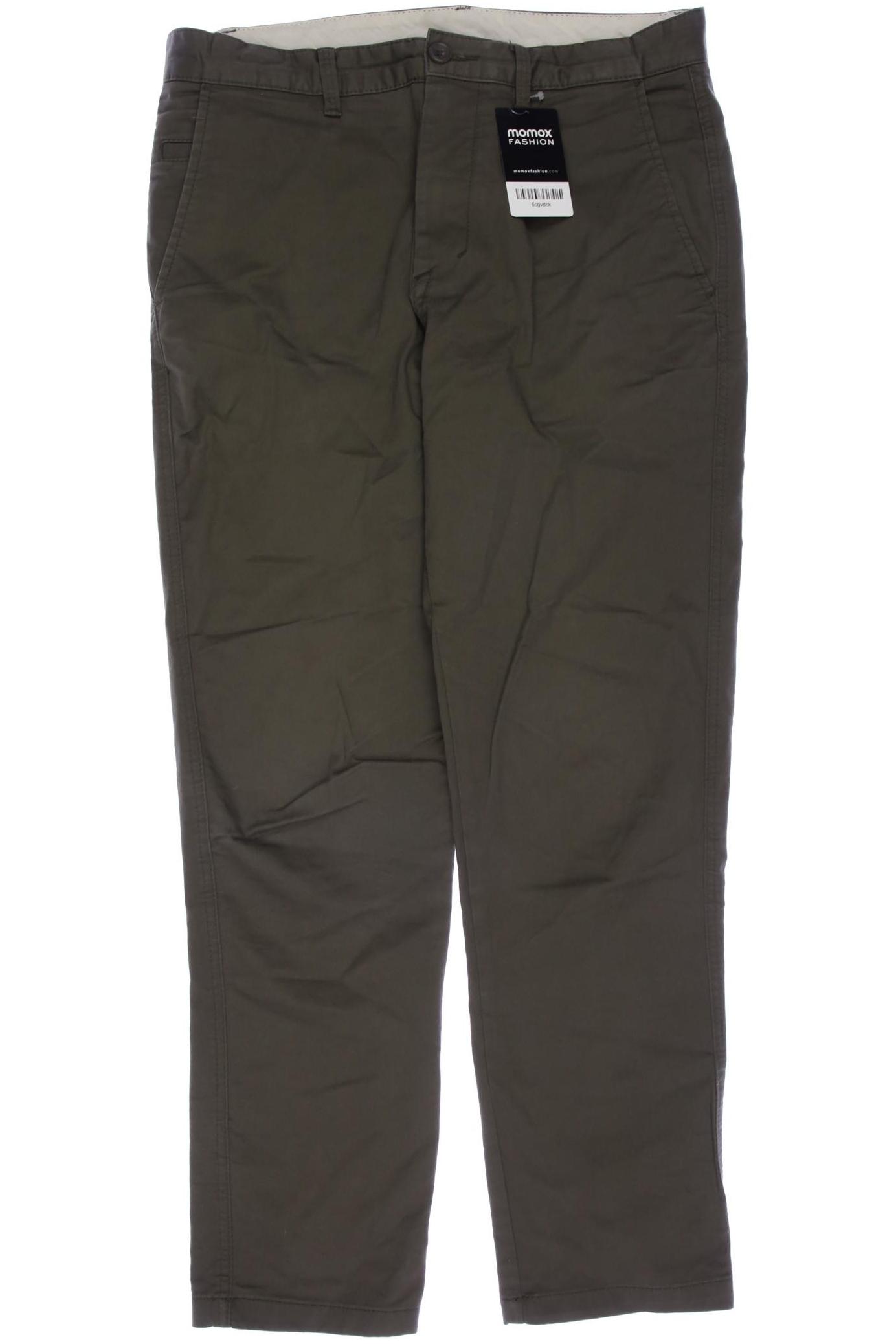 

Pull & Bear Herren Stoffhose, grün, Gr. 31