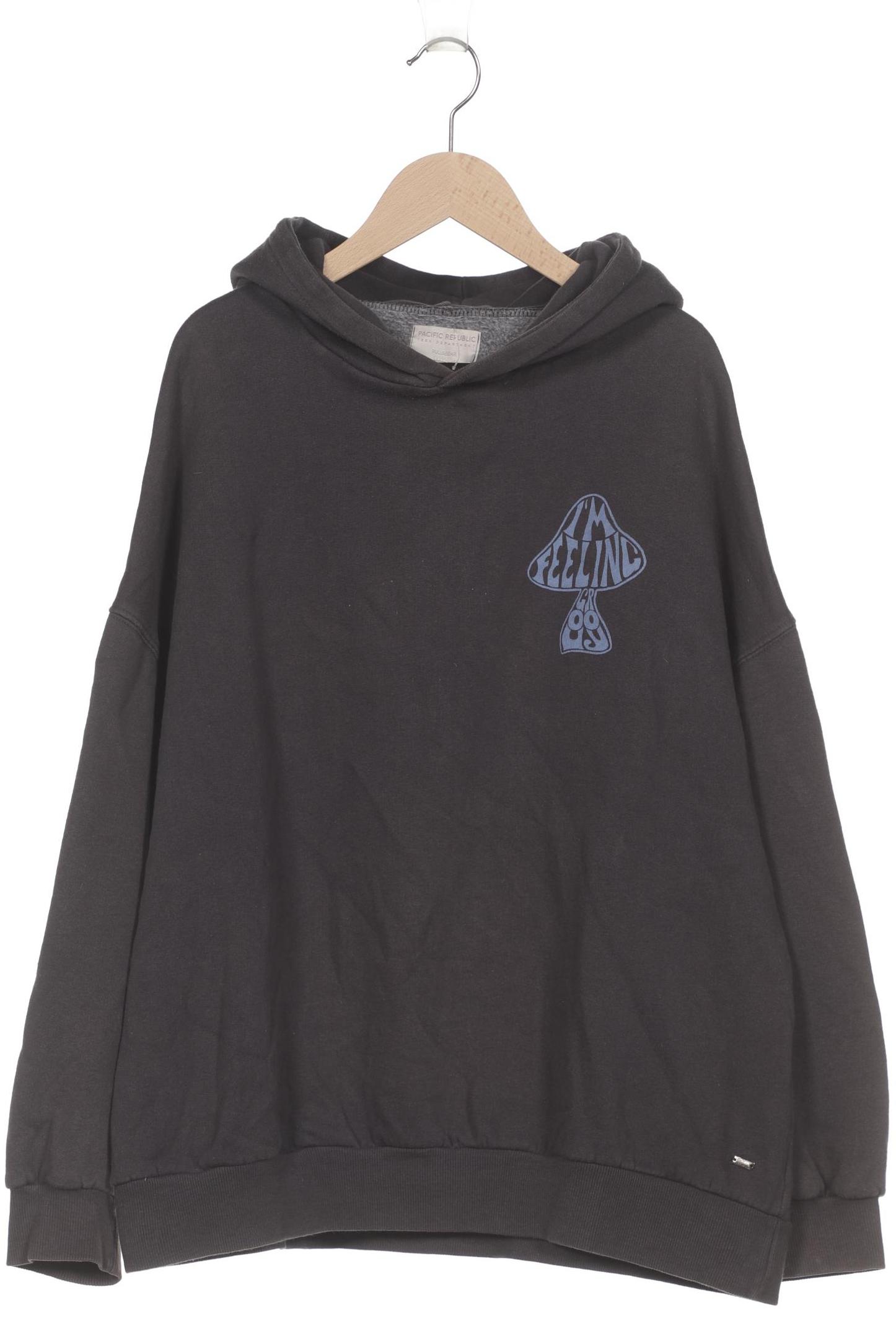

Pull & Bear Herren Kapuzenpullover, grau, Gr. 48