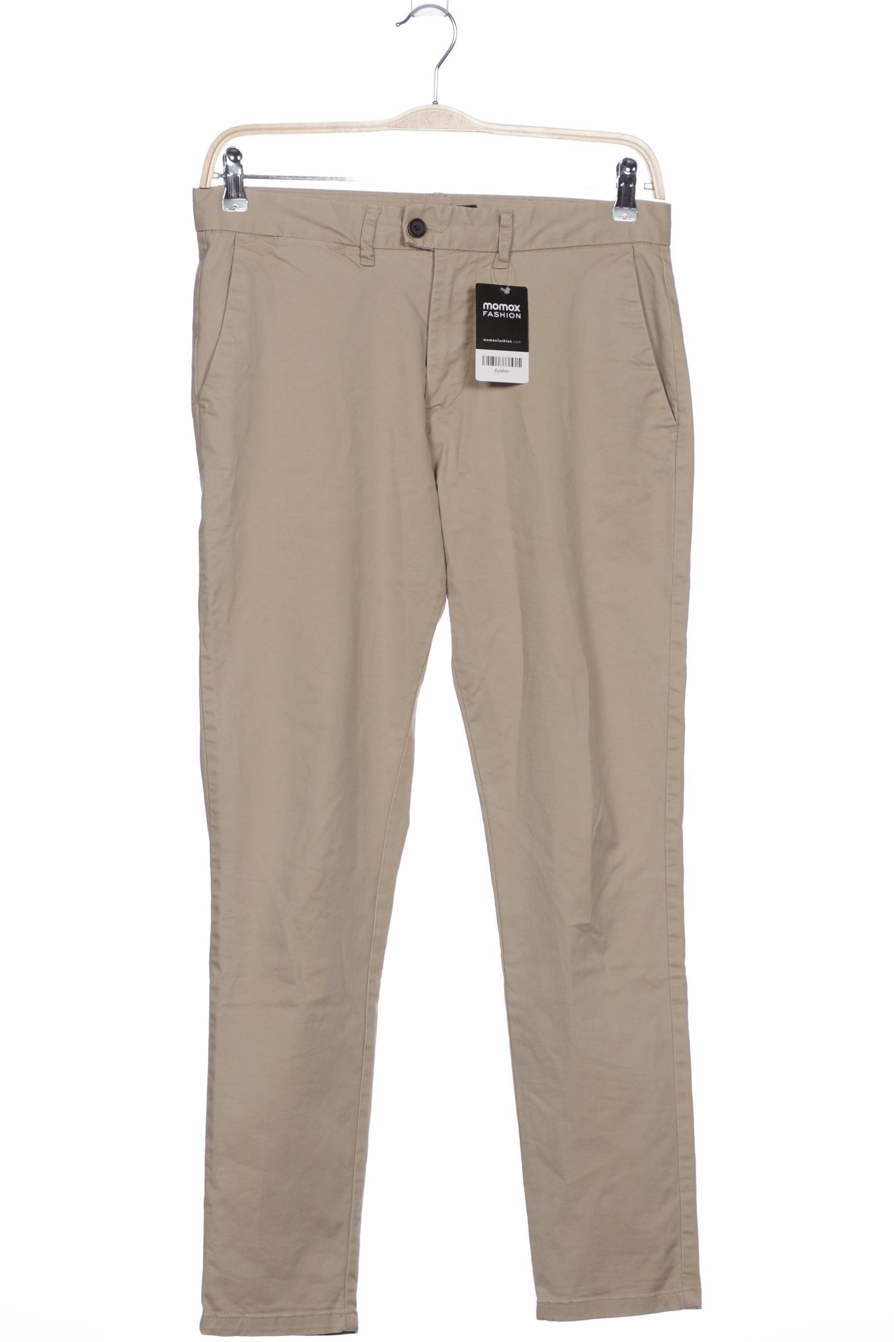 

Pull & Bear Herren Stoffhose, beige, Gr. 0