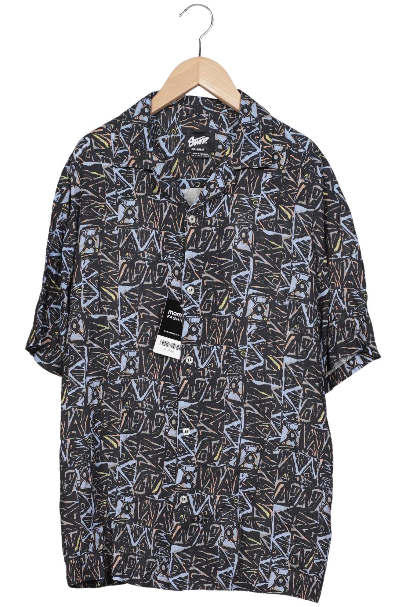 Thumbnail - Pull &amp; Bear Herren Hemd, schwarz, Gr. 46