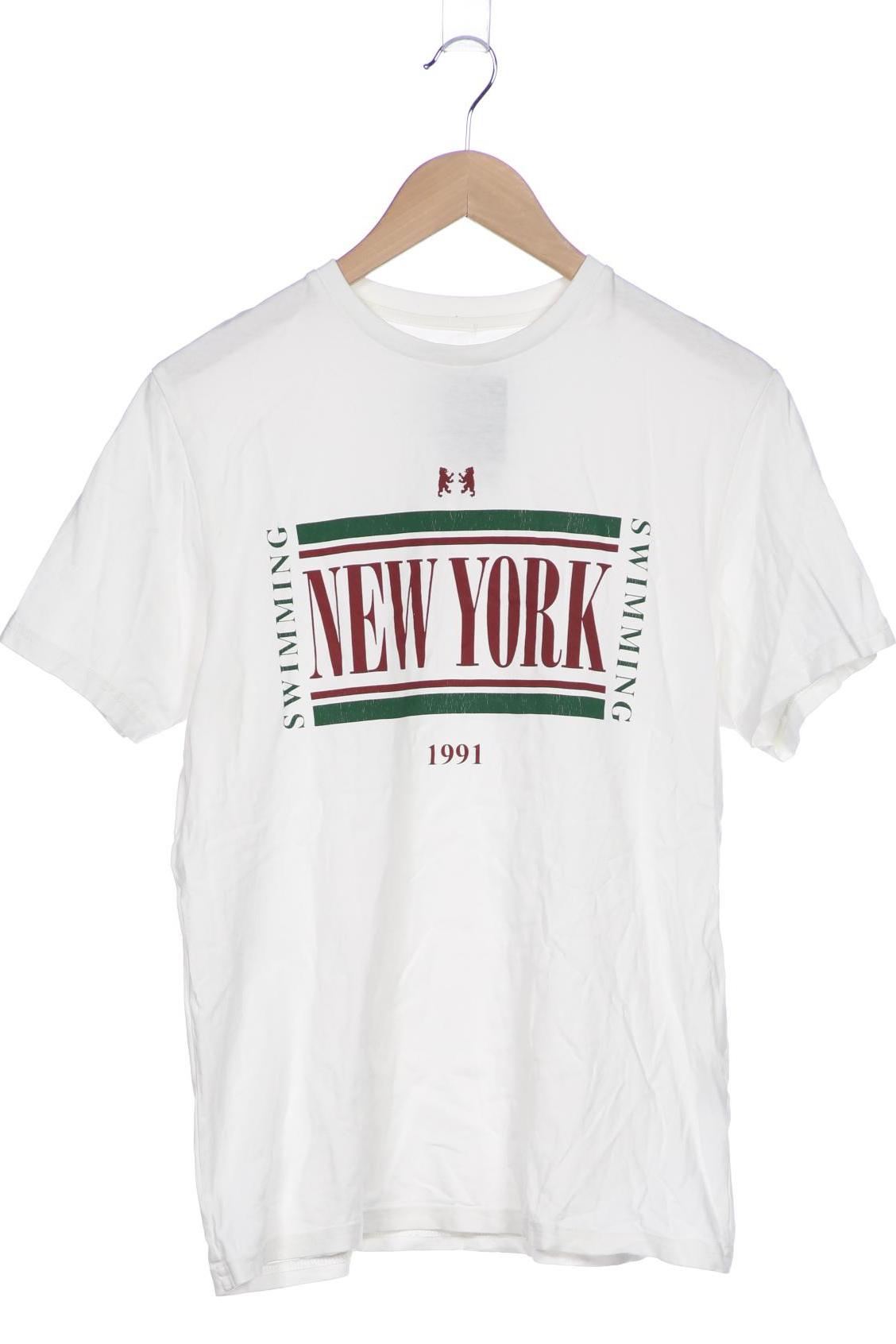 

Pull & Bear Herren T-Shirt, weiß, Gr. 46