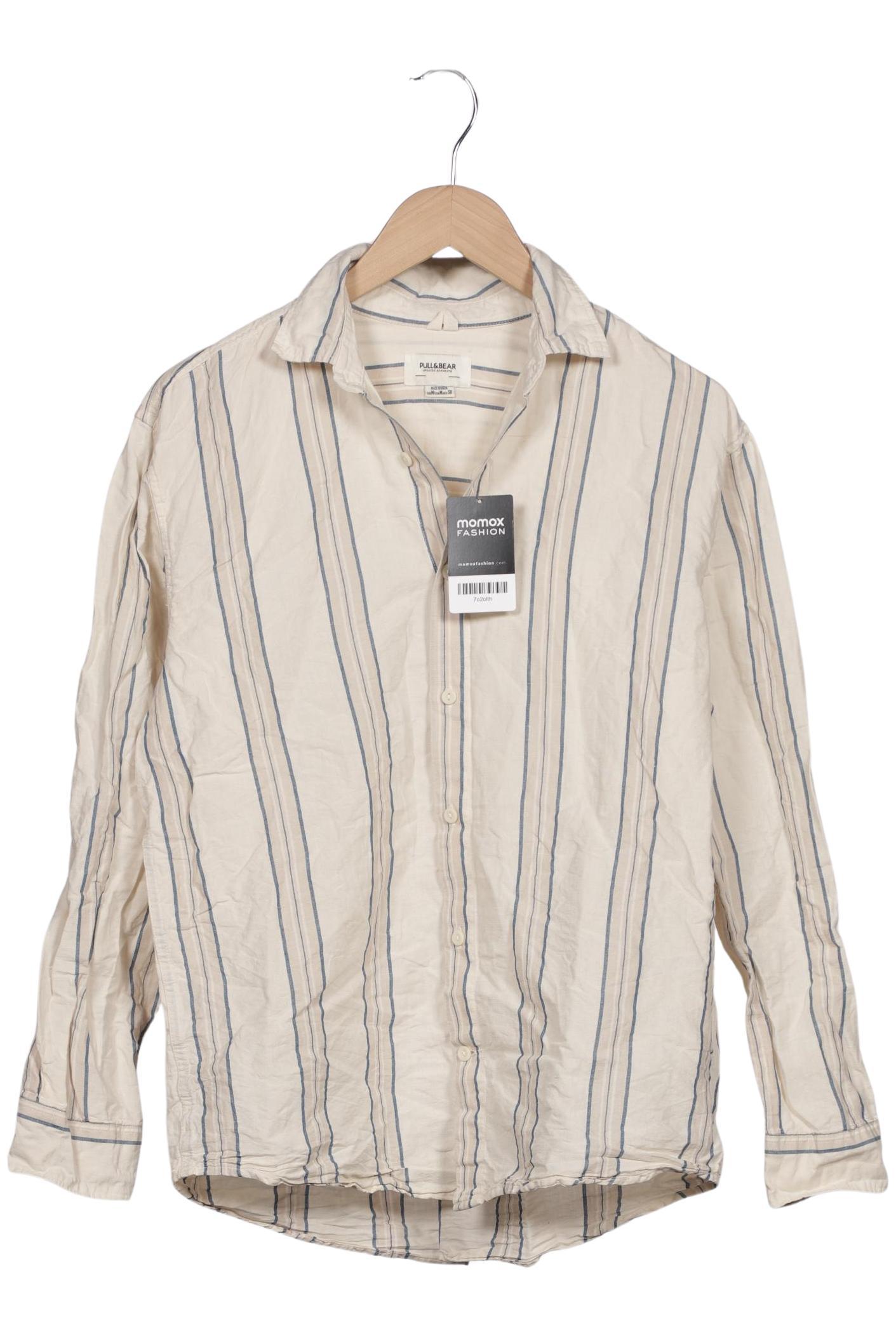

Pull & Bear Herren Hemd, cremeweiß, Gr. 46