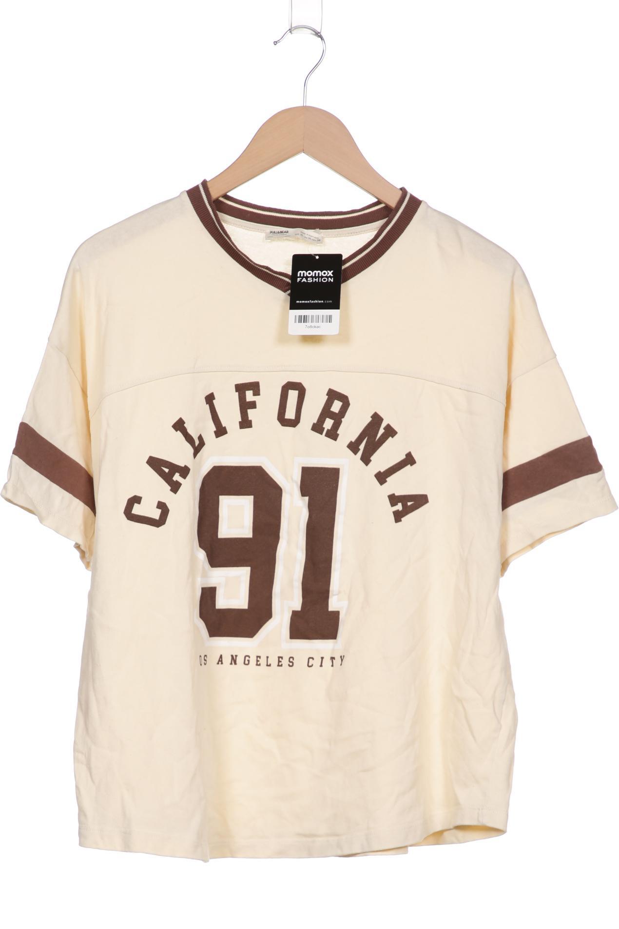 

Pull & Bear Herren T-Shirt, cremeweiß