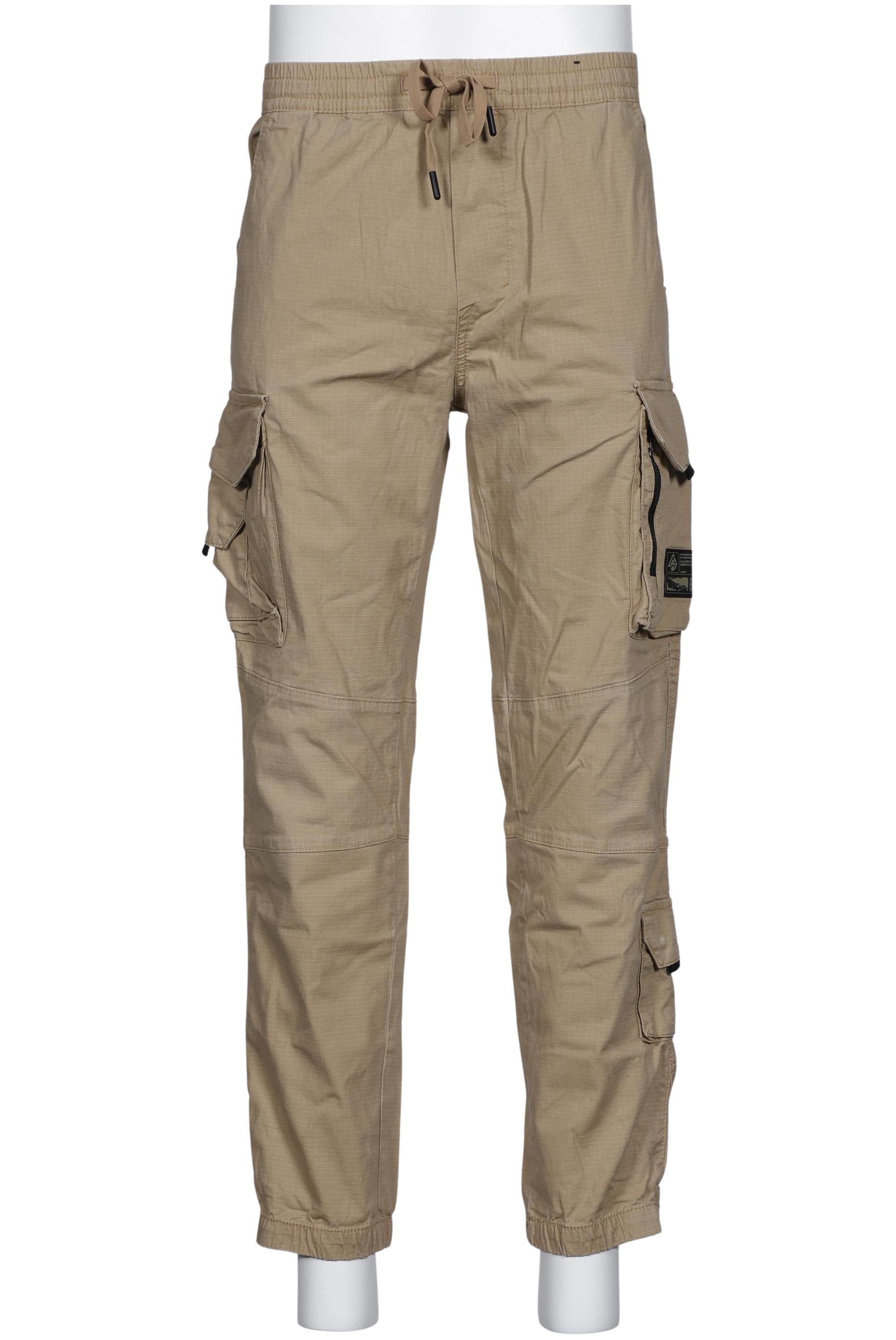 

Pull & Bear Herren Stoffhose, beige, Gr. 0