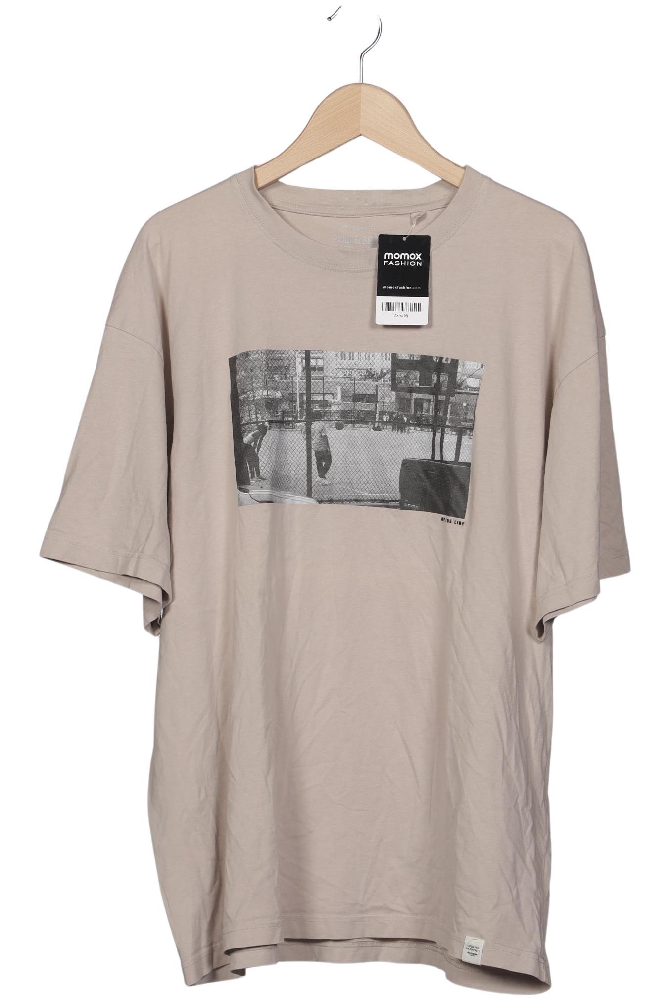 Thumbnail - Pull &amp; Bear Herren T-Shirt, beige, Gr. 54