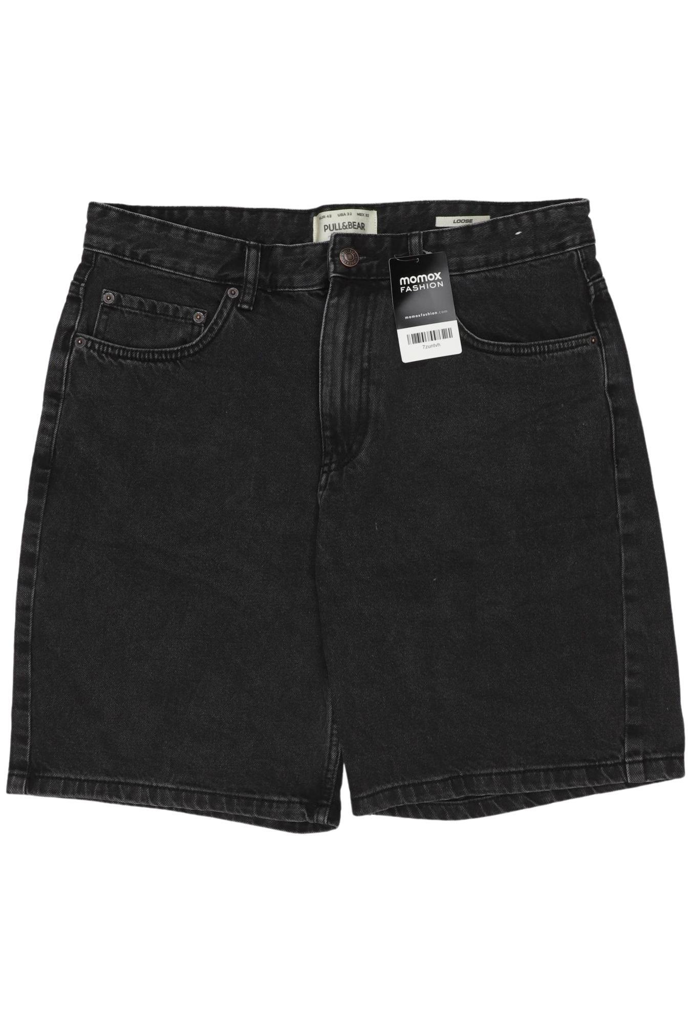 

Pull & Bear Herren Shorts, schwarz, Gr. 42