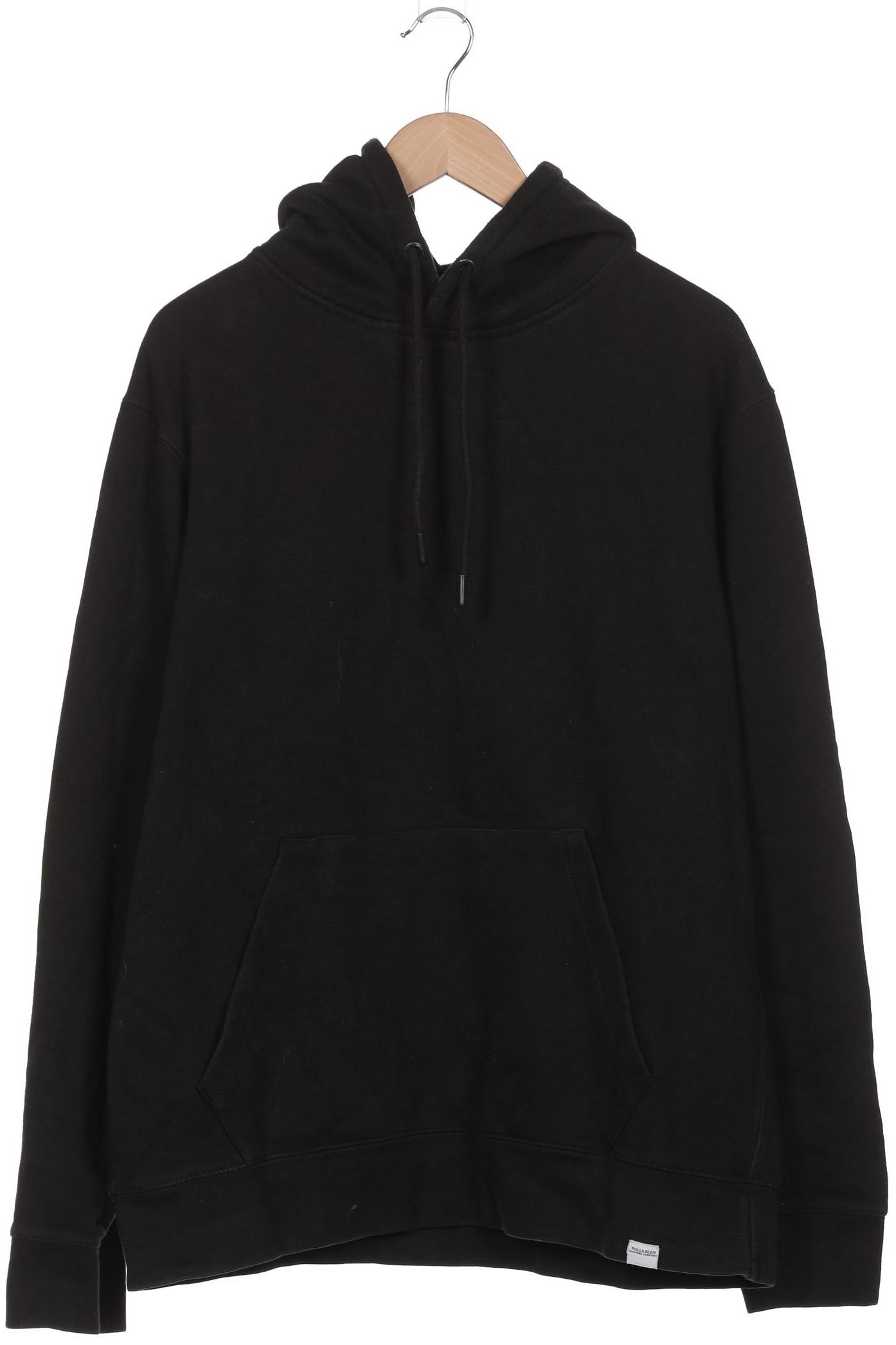 

Pull & Bear Herren Kapuzenpullover, schwarz, Gr. 54