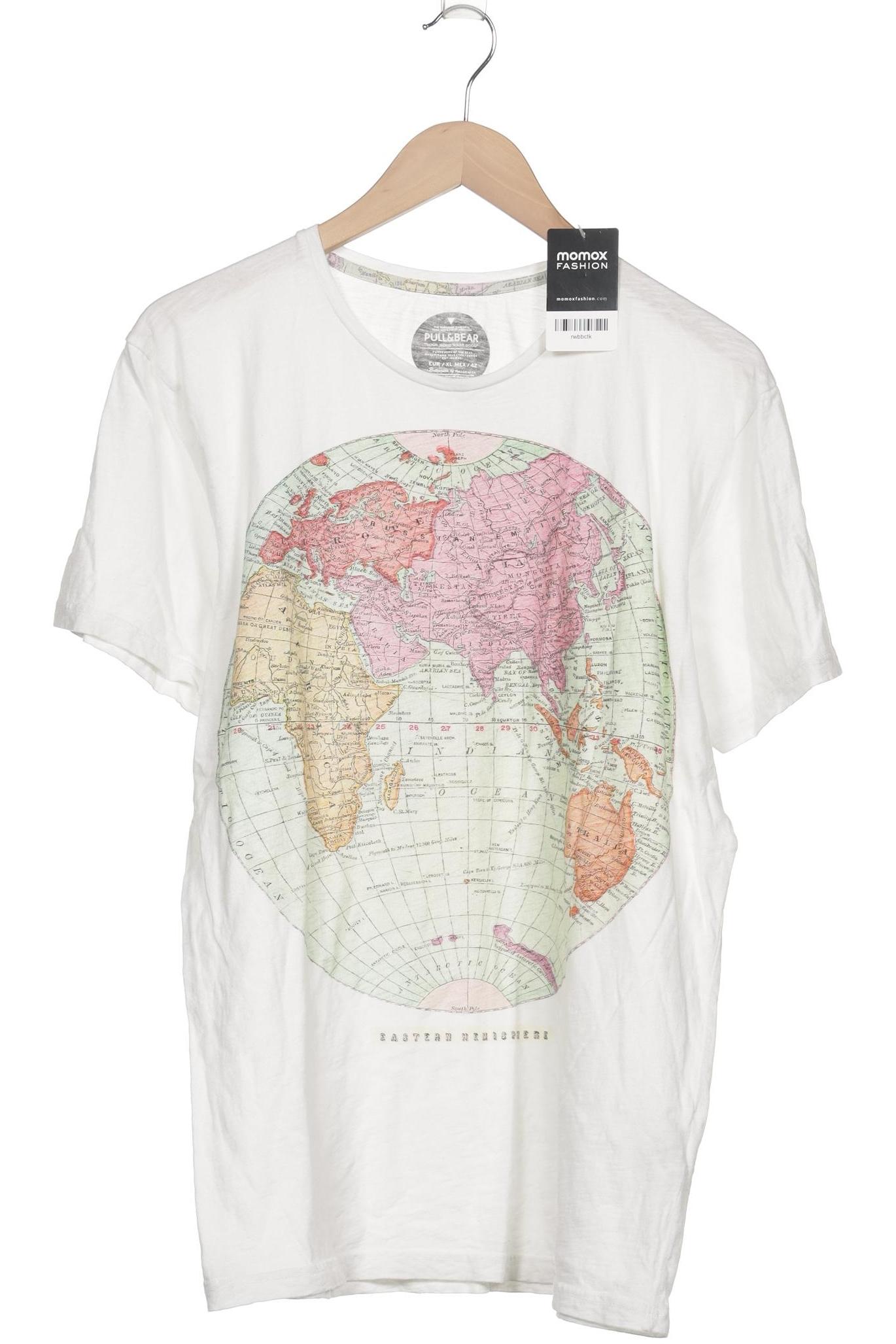 

Pull & Bear Herren T-Shirt, cremeweiß, Gr. 54