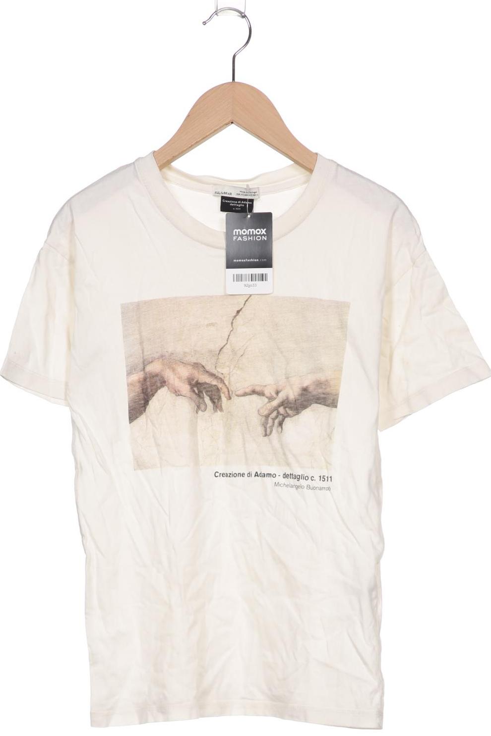 

Pull & Bear Herren T-Shirt, cremeweiß