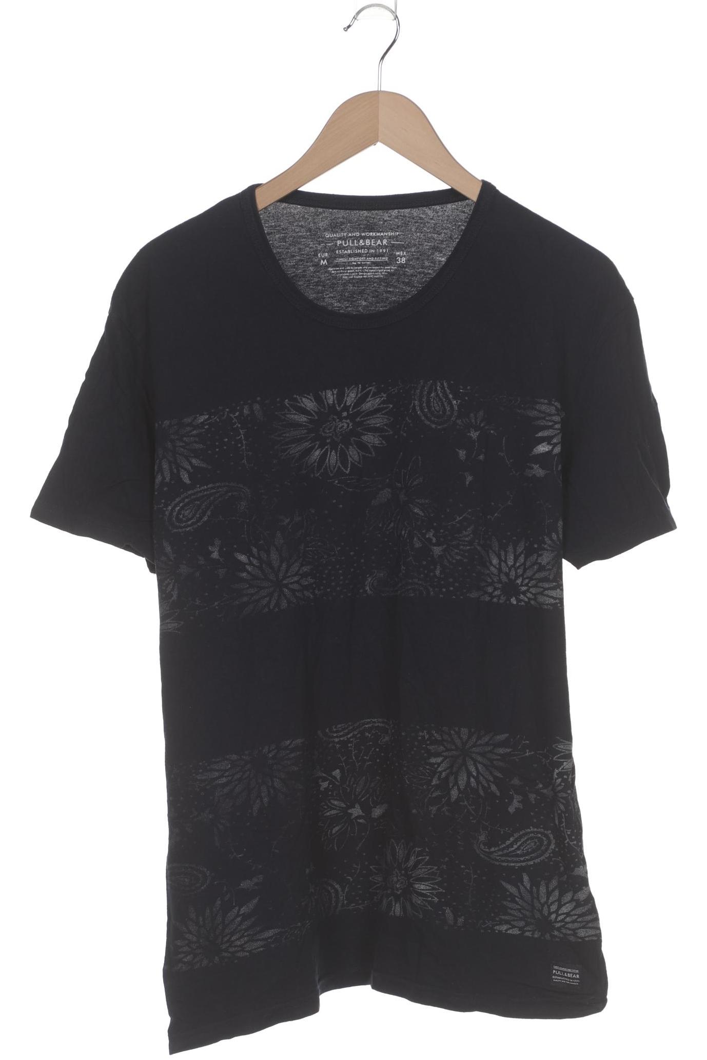 

Pull & Bear Herren T-Shirt, marineblau, Gr. 48