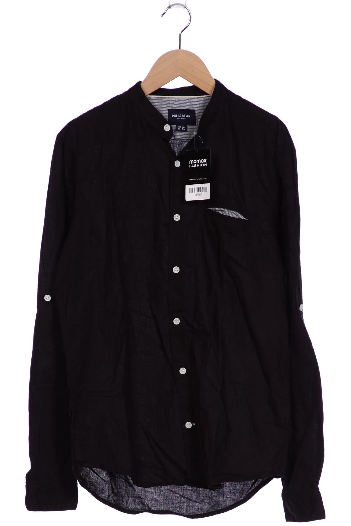 

Pull & Bear Herren Hemd, schwarz, Gr. 46